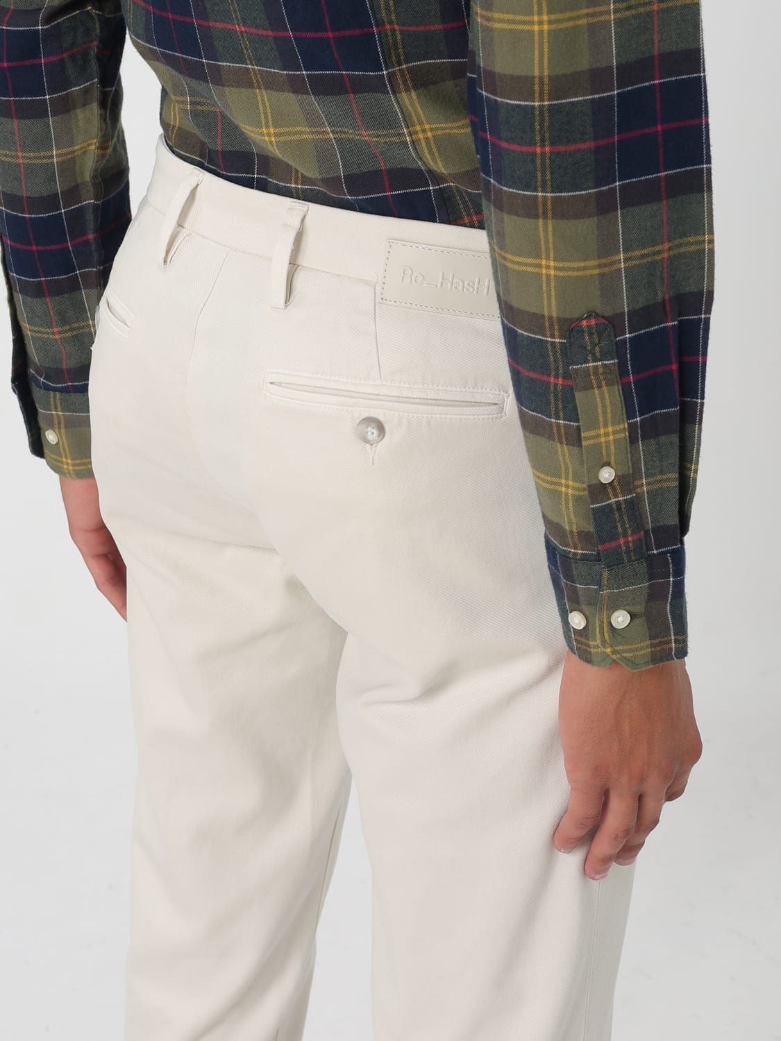 RE-HASH PANTS: Pants men Re-hash, White - Img 3