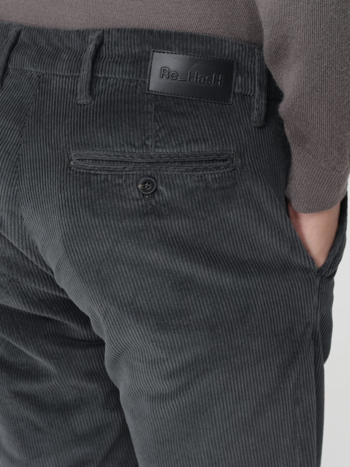 RE-HASH HOSE: Hose herren Re-hash, Charcoal - Img 3