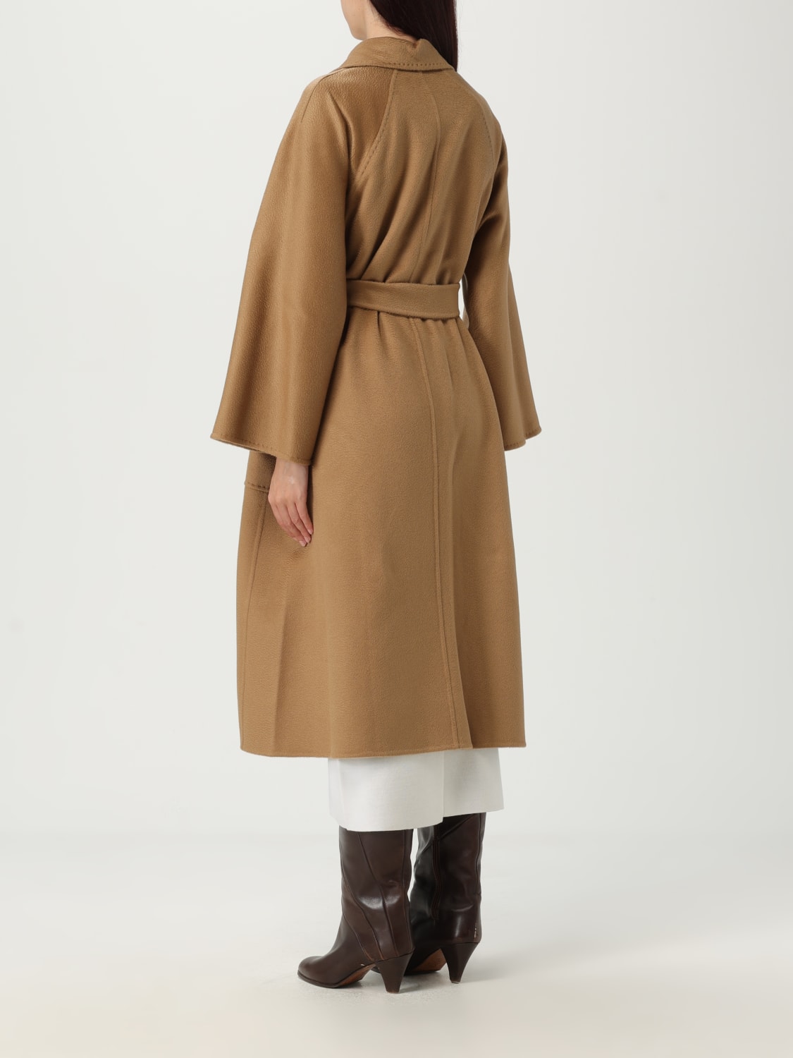 MAX MARA COAT: Coat woman Max Mara, Brown - Img 2