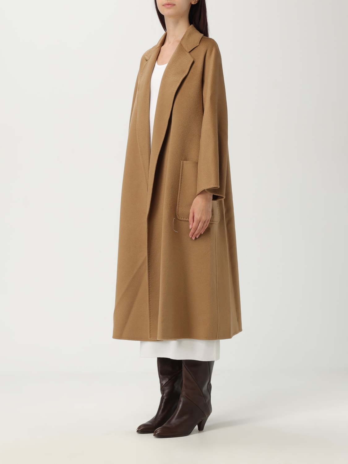 MAX MARA COAT: Coat woman Max Mara, Brown - Img 3