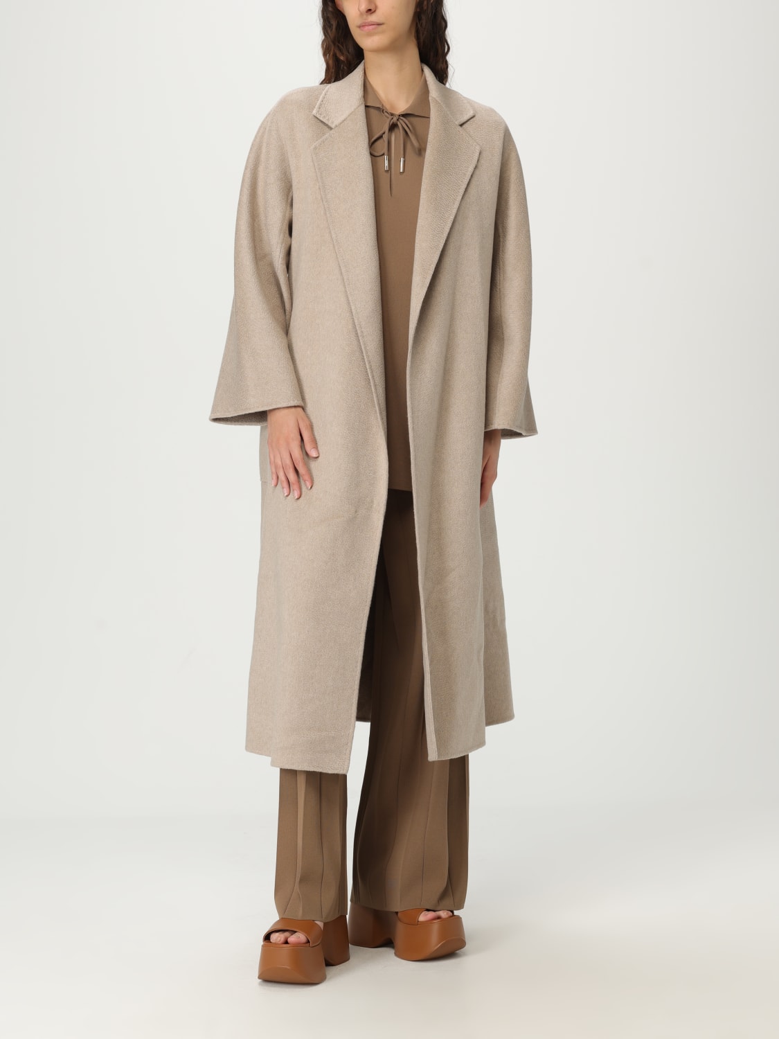 MAX MARA ABRIGO: Abrigo mujer Max Mara, Arena - Img 2