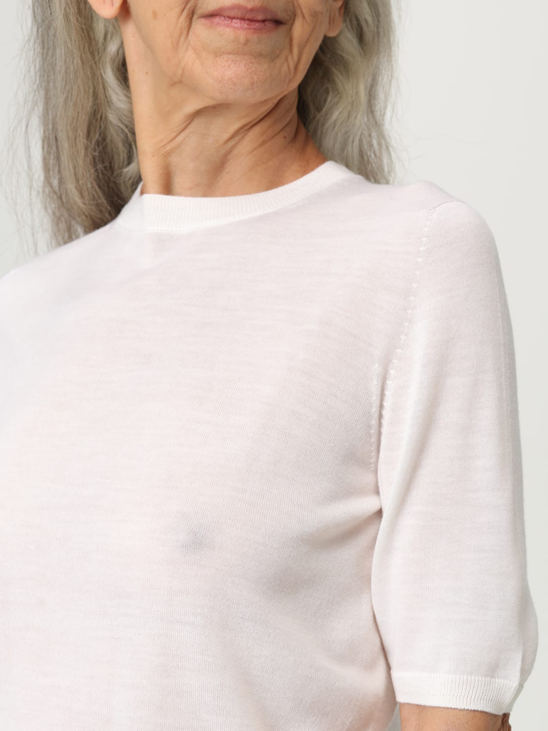 MAX MARA SWEATER: Top woman Max Mara, White - Img 5