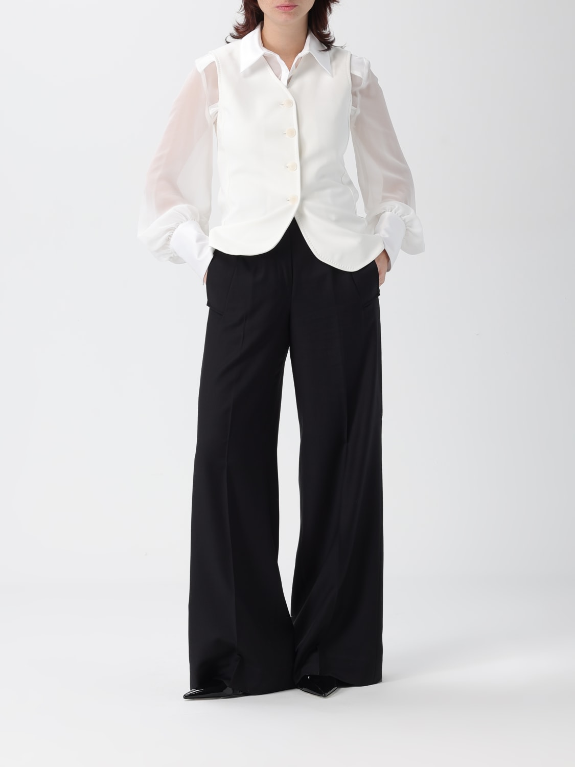 MAX MARA WESTE: Blazer damen Max Mara, Weiß - Img 2