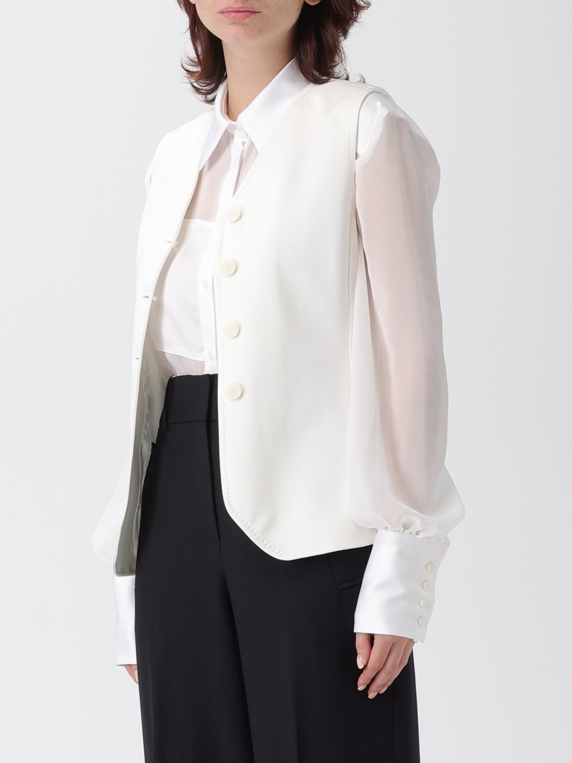 MAX MARA WESTE: Blazer damen Max Mara, Weiß - Img 4