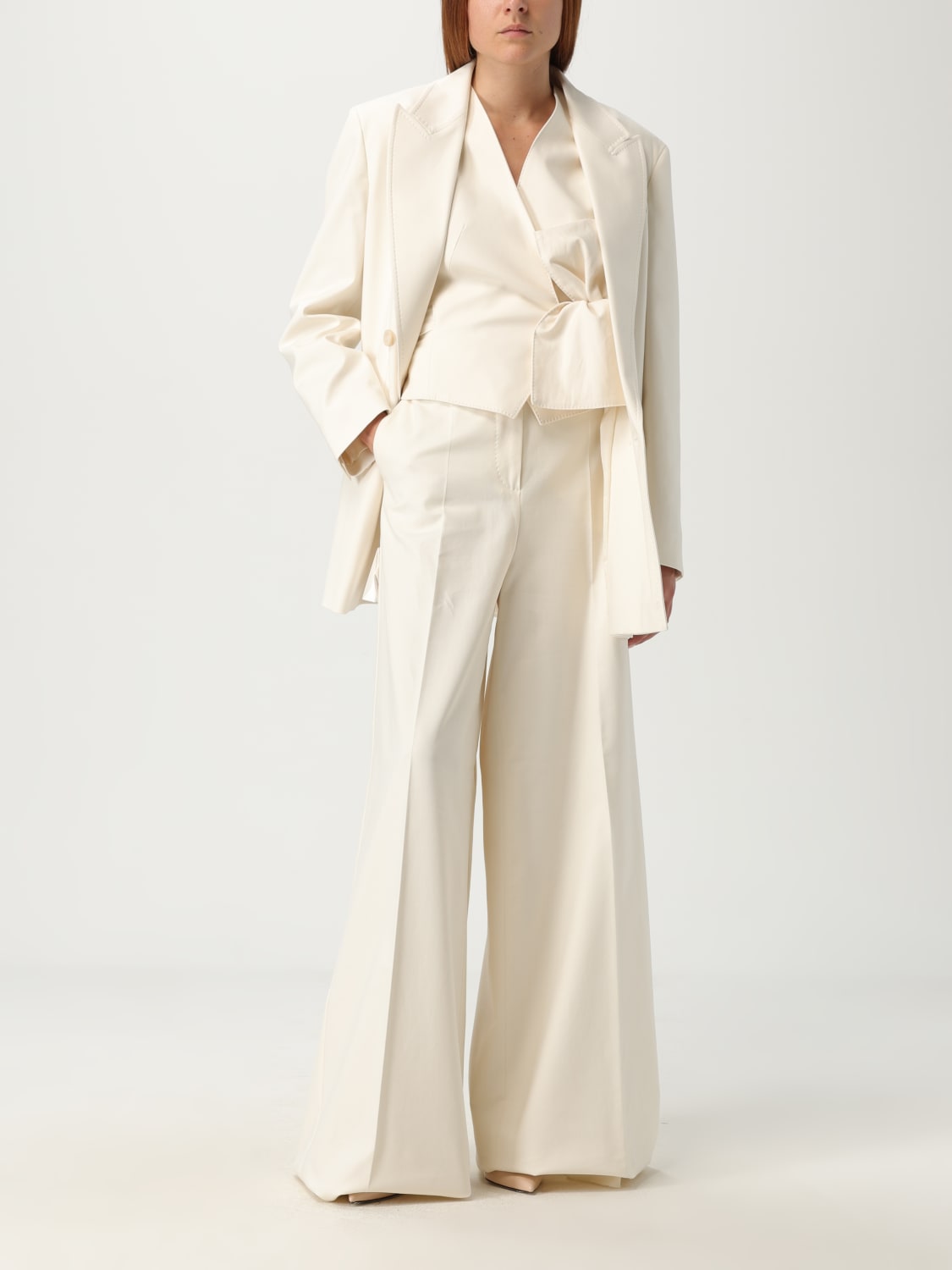MAX MARA PANTS: Pants woman Max Mara, White - Img 2