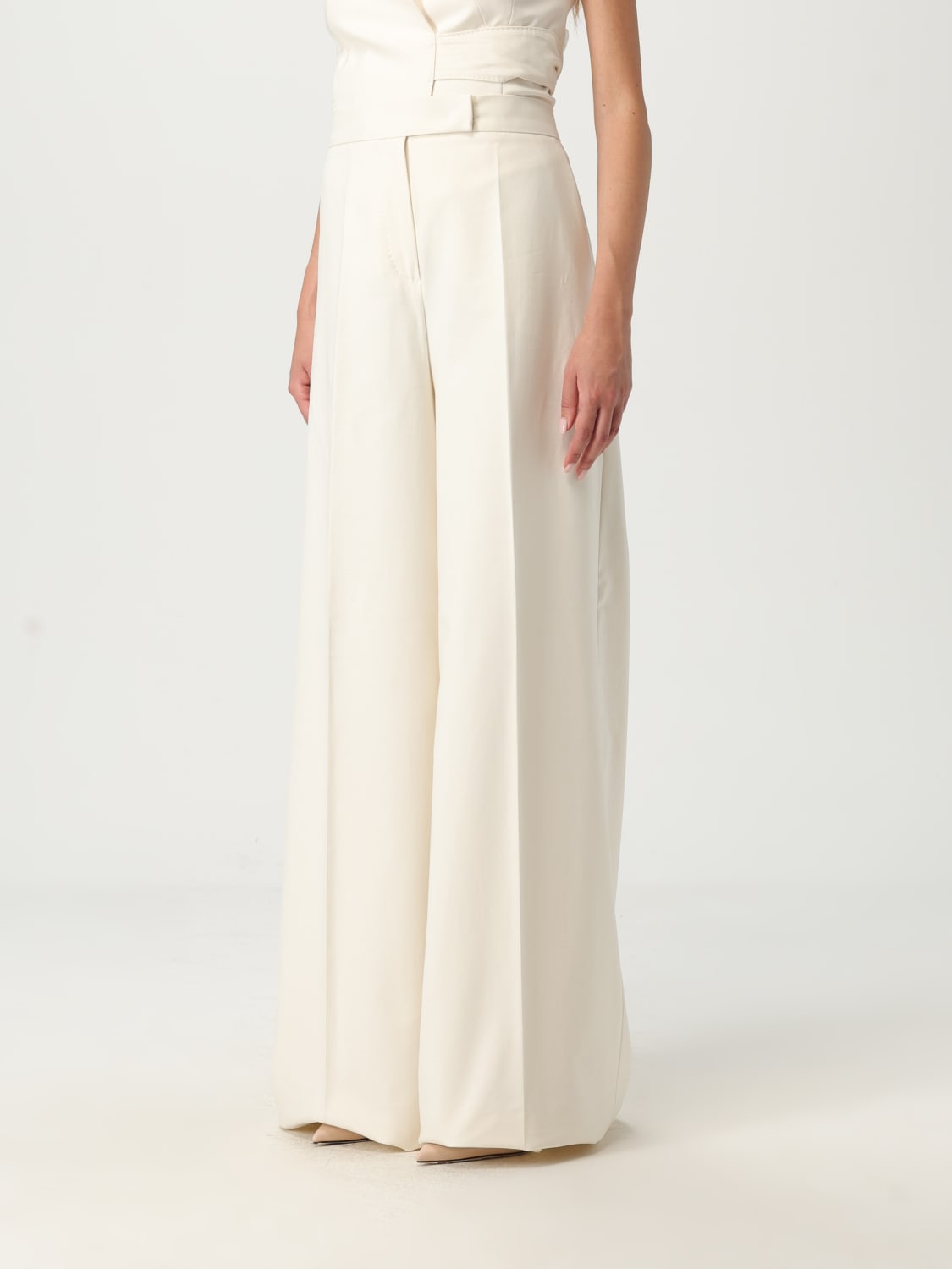 MAX MARA PANTS: Pants woman Max Mara, White - Img 4