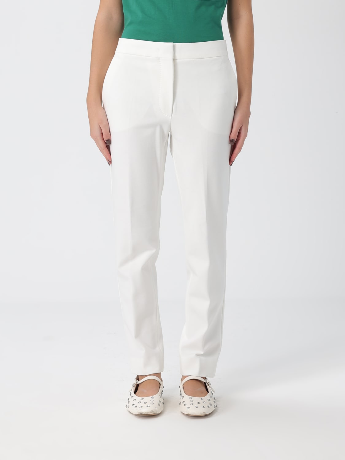 MAX MARA PANTS: Pants woman Max Mara, White - Img 1