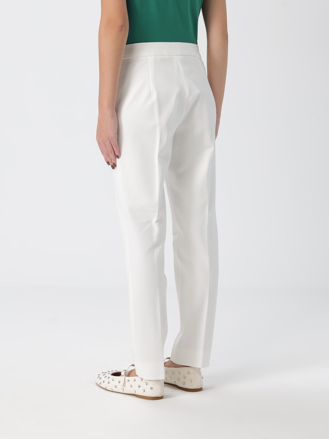 MAX MARA PANTS: Pants woman Max Mara, White - Img 2