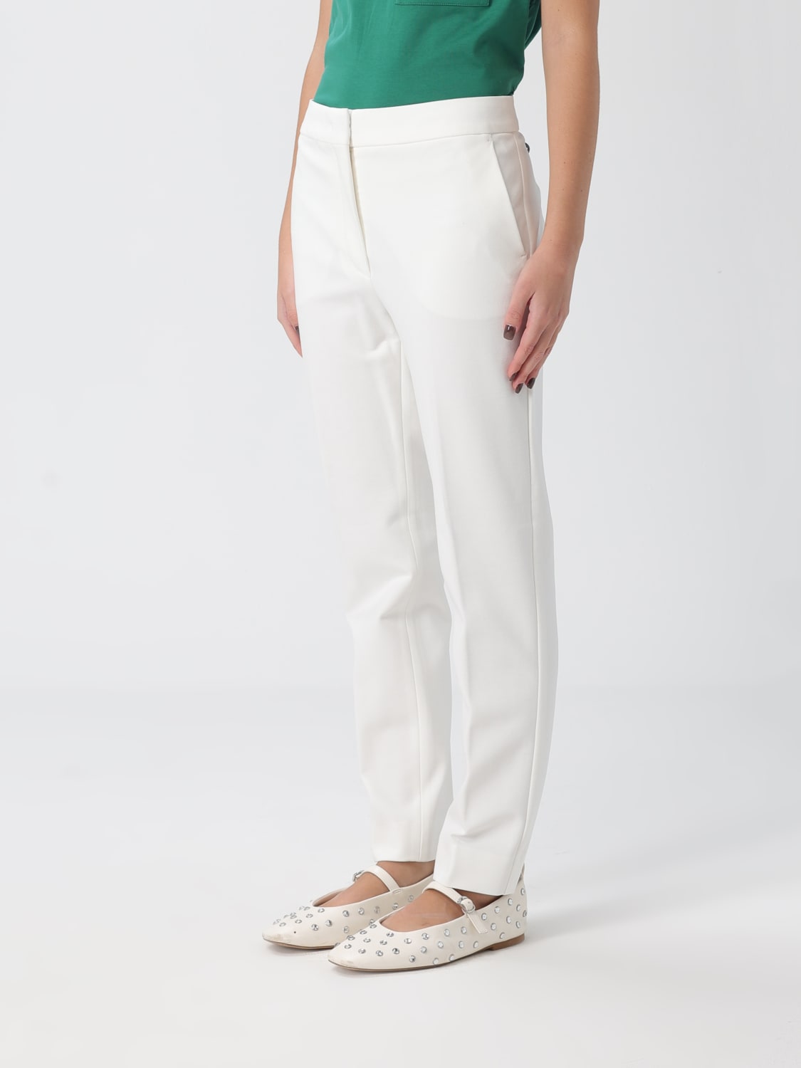 MAX MARA PANTS: Pants woman Max Mara, White - Img 3