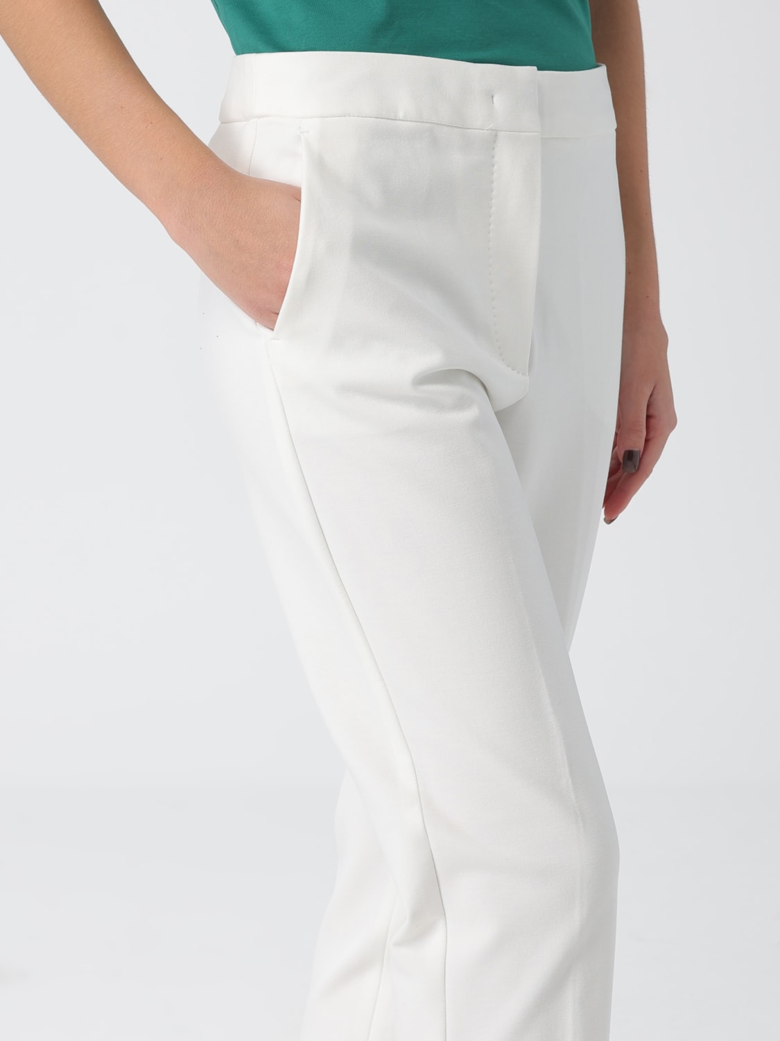 MAX MARA PANTS: Pants woman Max Mara, White - Img 4