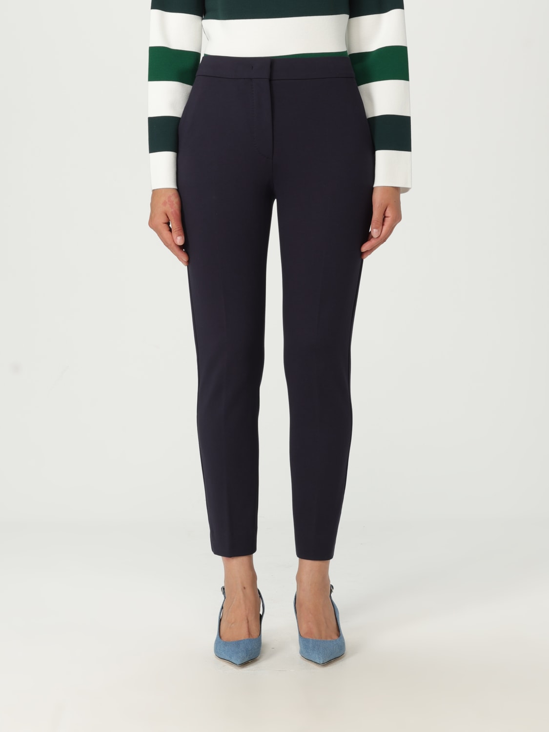 MAX MARA PANTS: Pants woman Max Mara, Navy - Img 1