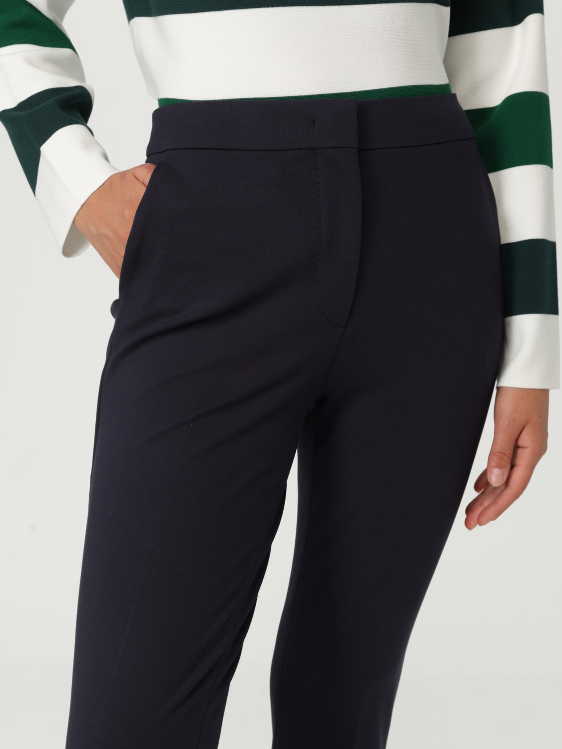 MAX MARA PANTS: Pants woman Max Mara, Navy - Img 5