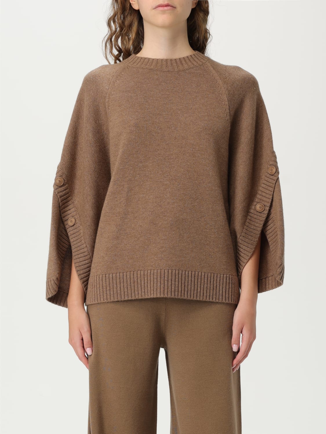 MAX MARA PULL: Pull femme Max Mara, Noisette - Img 1