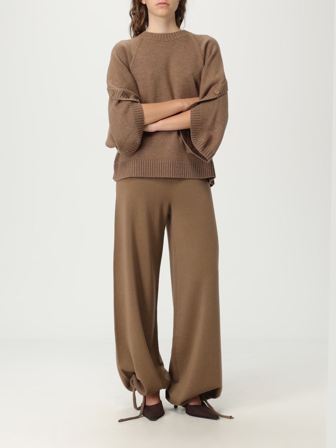 MAX MARA PULL: Pull femme Max Mara, Noisette - Img 2
