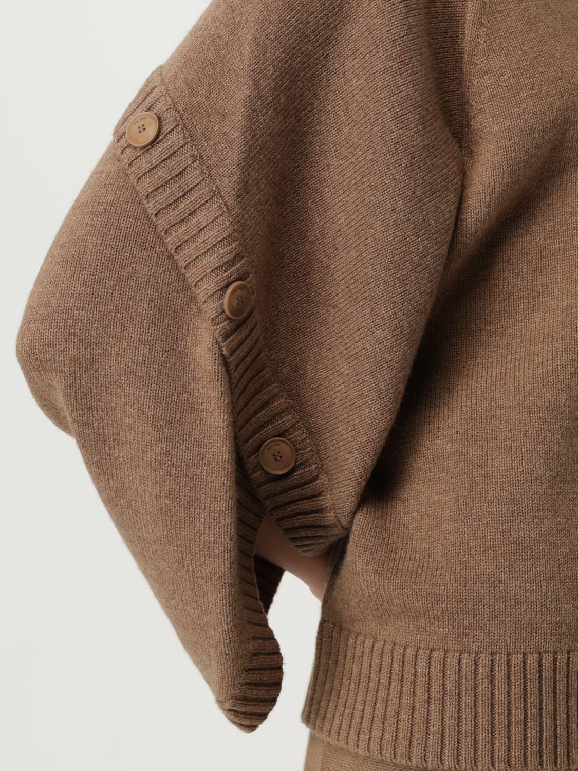 MAX MARA PULL: Pull femme Max Mara, Noisette - Img 5