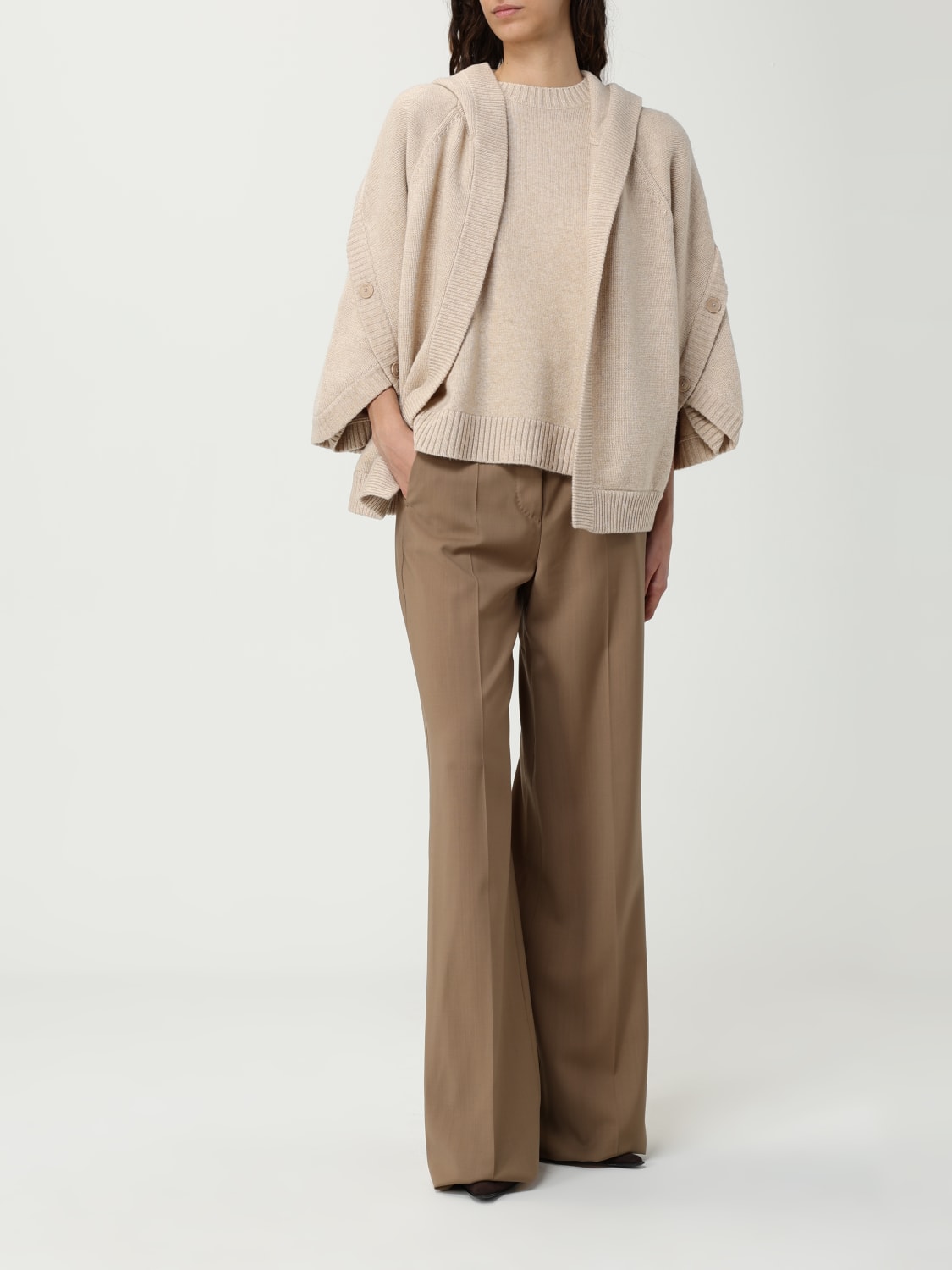MAX MARA SWEATER: Sweater woman Max Mara, Sand - Img 2