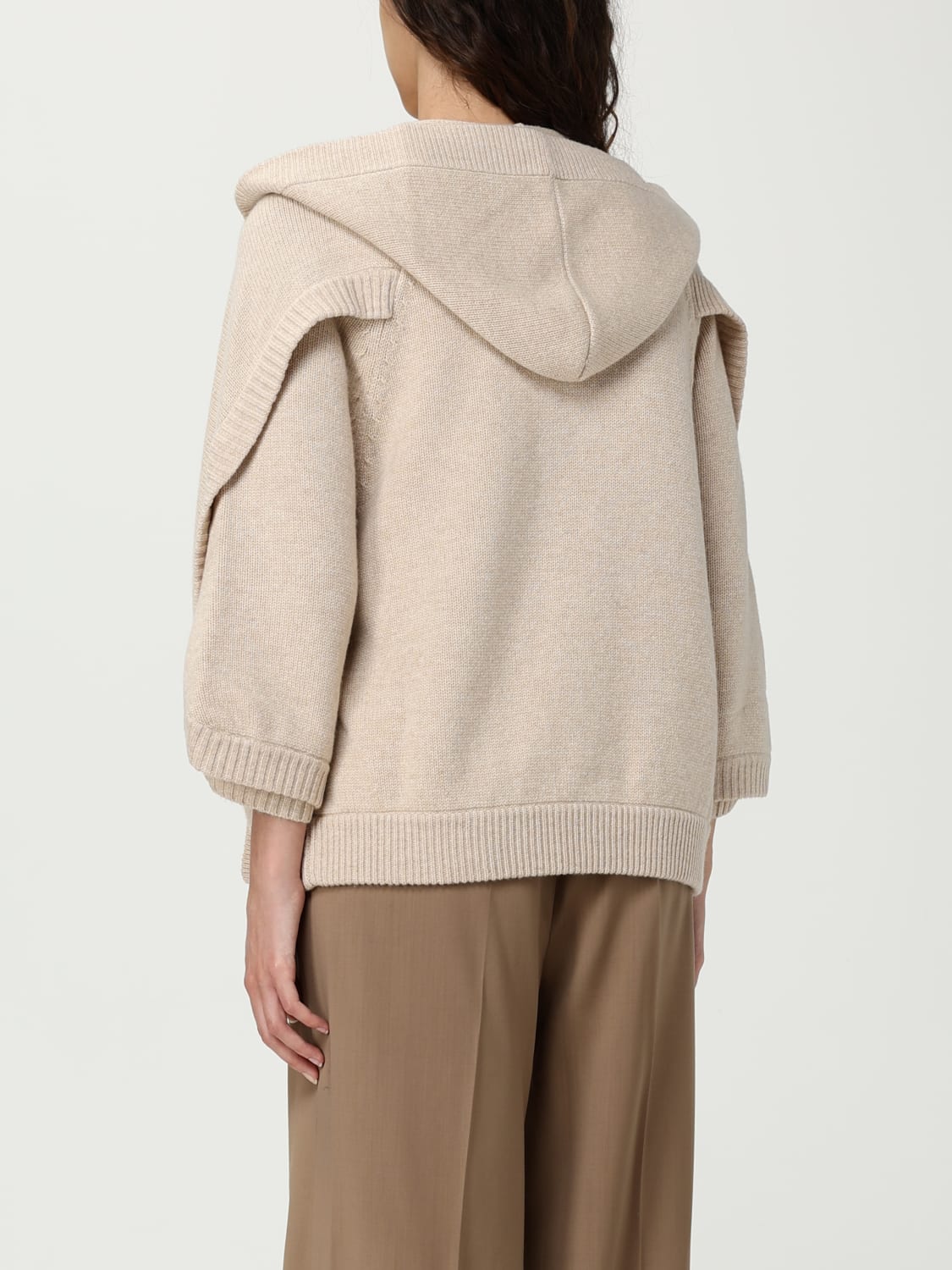 MAX MARA SWEATER: Sweater woman Max Mara, Sand - Img 3
