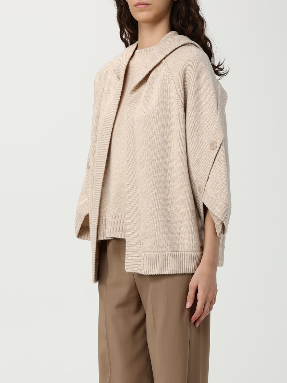 MAX MARA SWEATER: Sweater woman Max Mara, Sand - Img 4