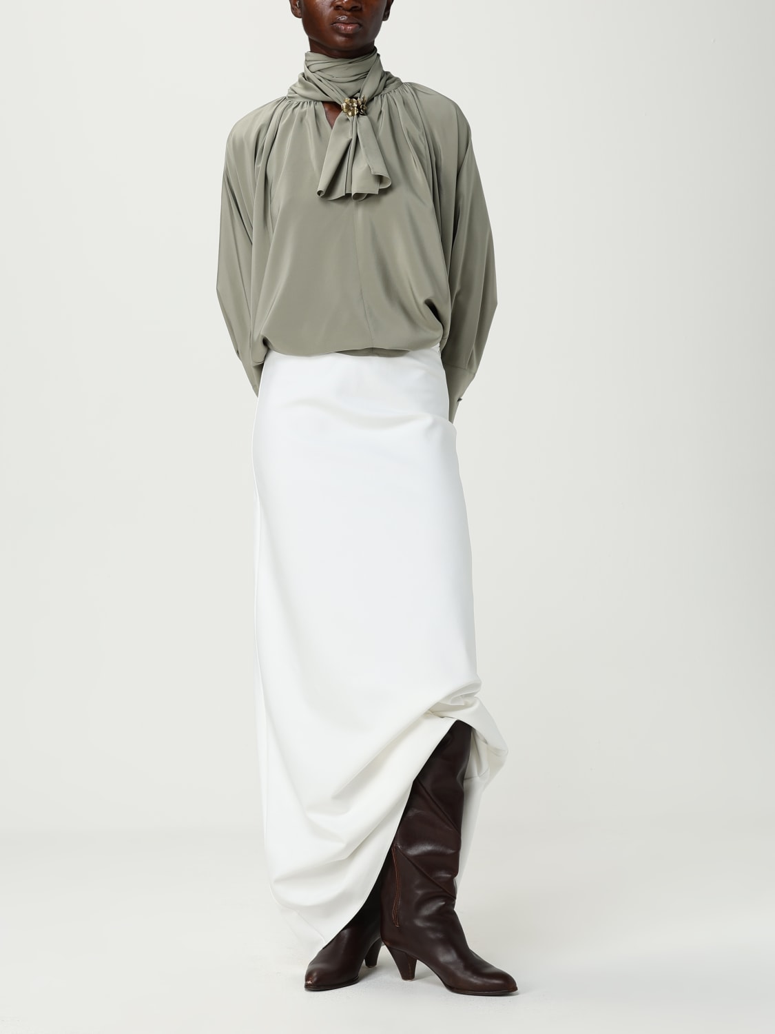 MAX MARA TOP: Shirt woman Max Mara, Sage - Img 2