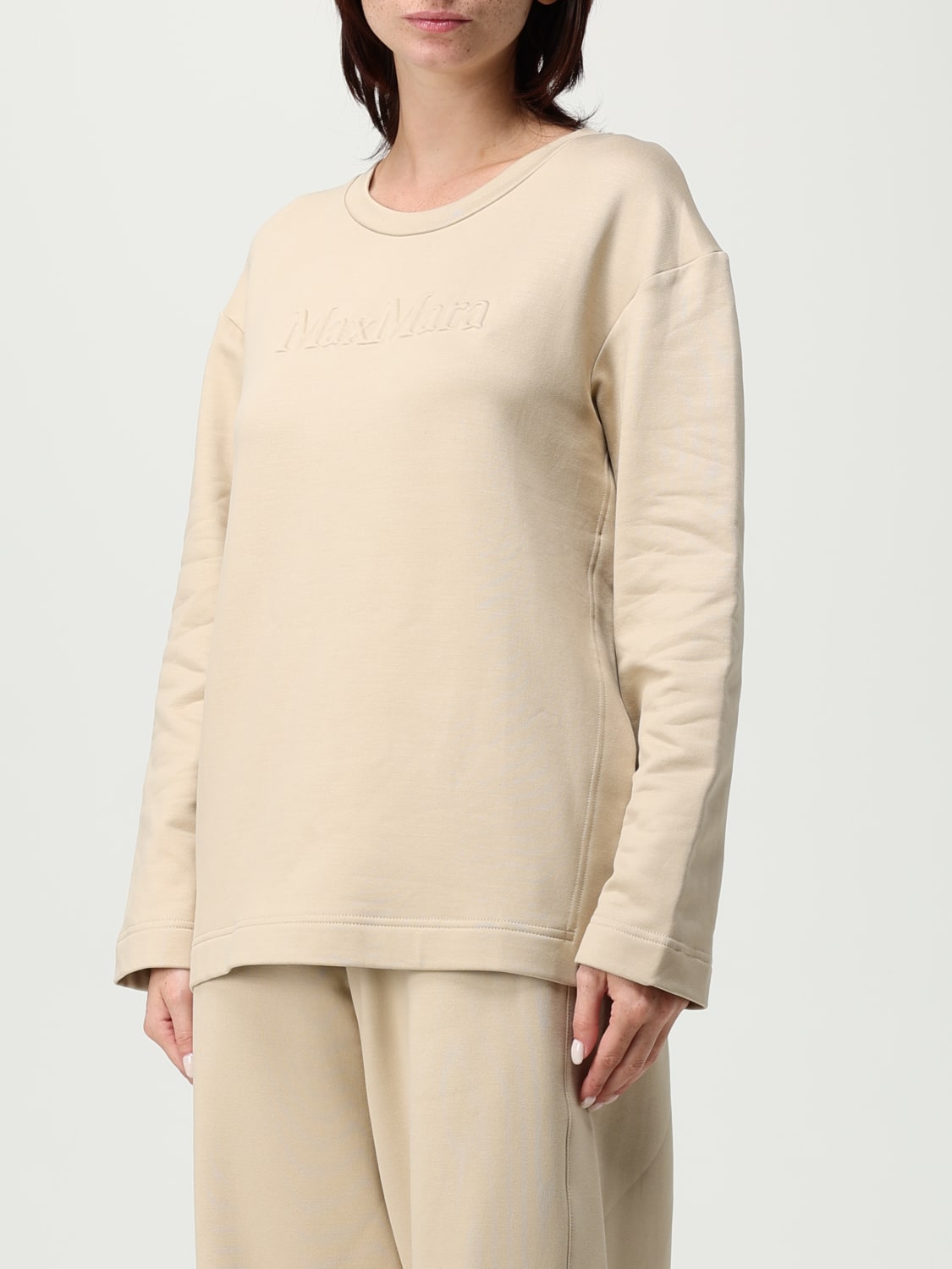 MAX MARA SUDADERA: Sudadera mujer Max Mara, Camello - Img 4