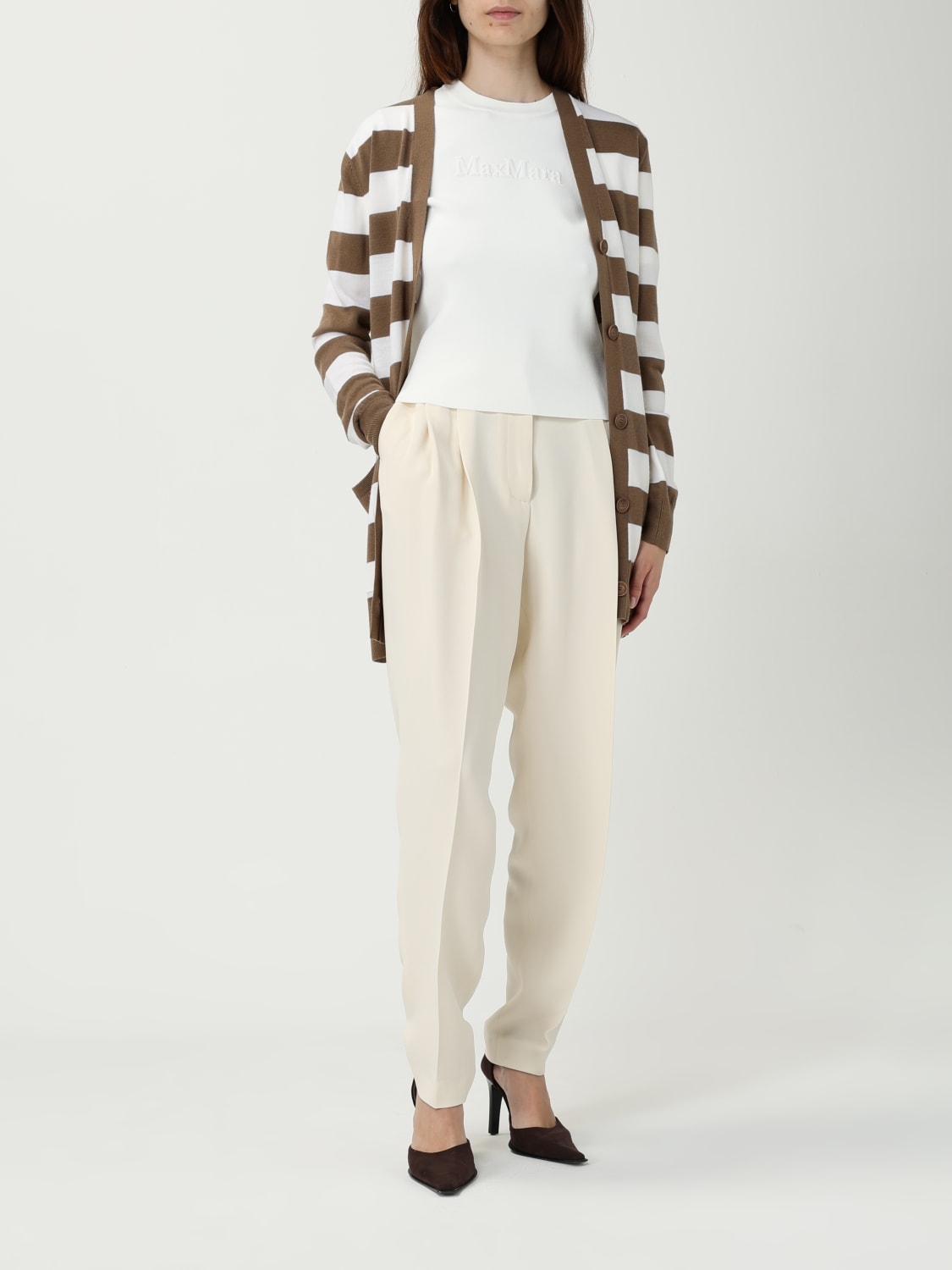 MAX MARA SWEATER: Top woman Max Mara, White - Img 2