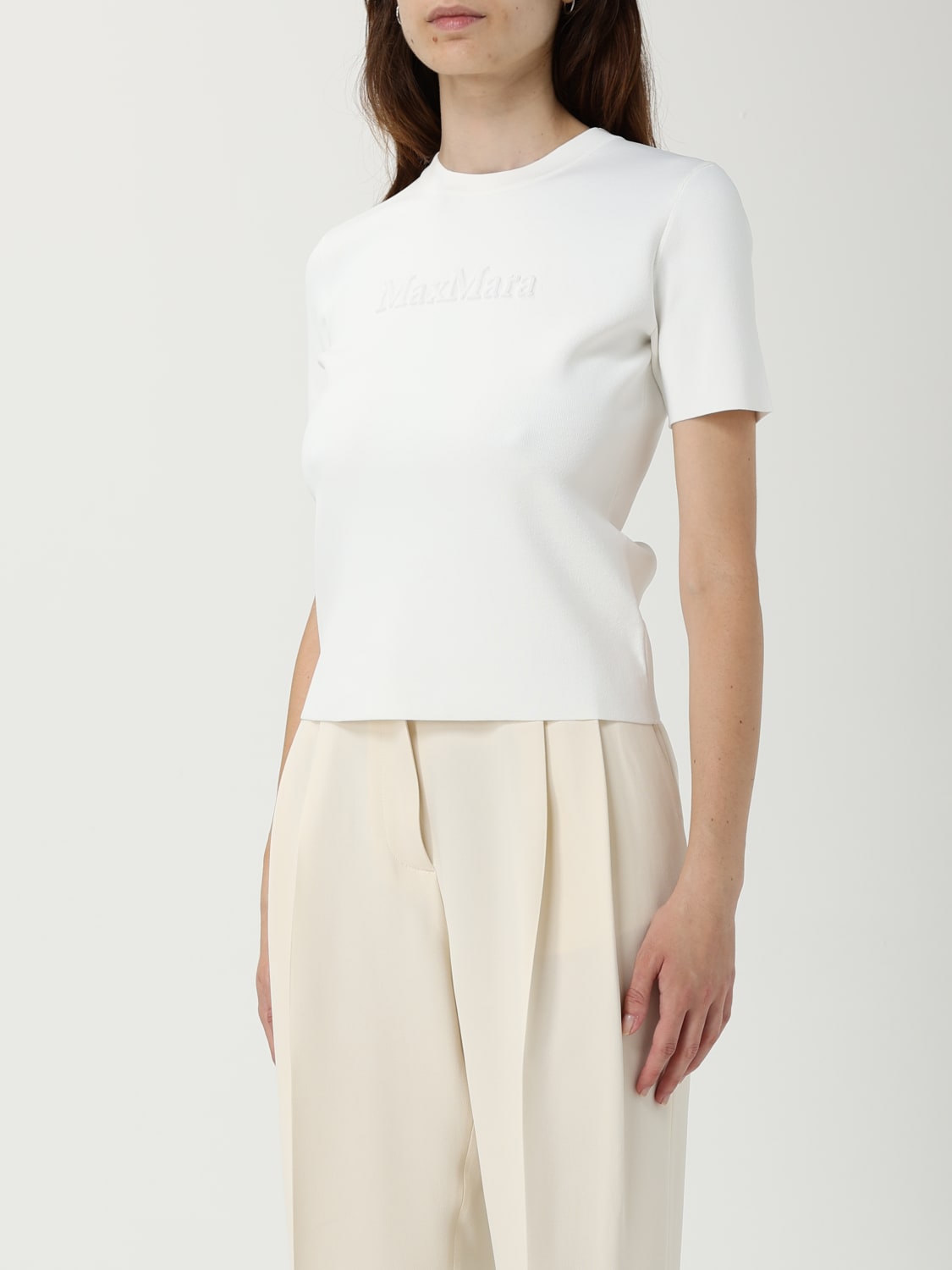 MAX MARA SWEATER: Top woman Max Mara, White - Img 4