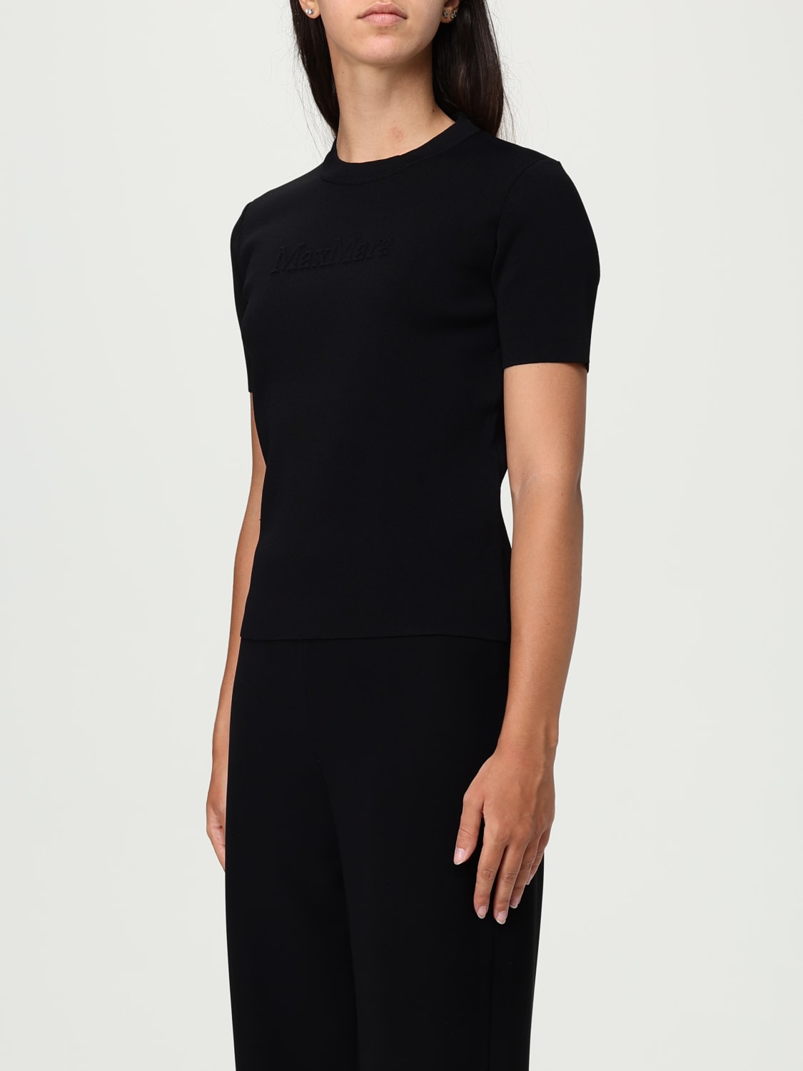 MAX MARA PULLOVER: Top damen Max Mara, Schwarz - Img 4