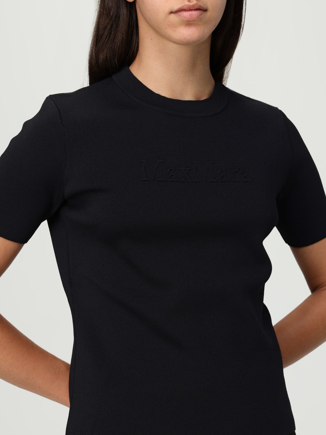 MAX MARA PULLOVER: Top damen Max Mara, Schwarz - Img 5