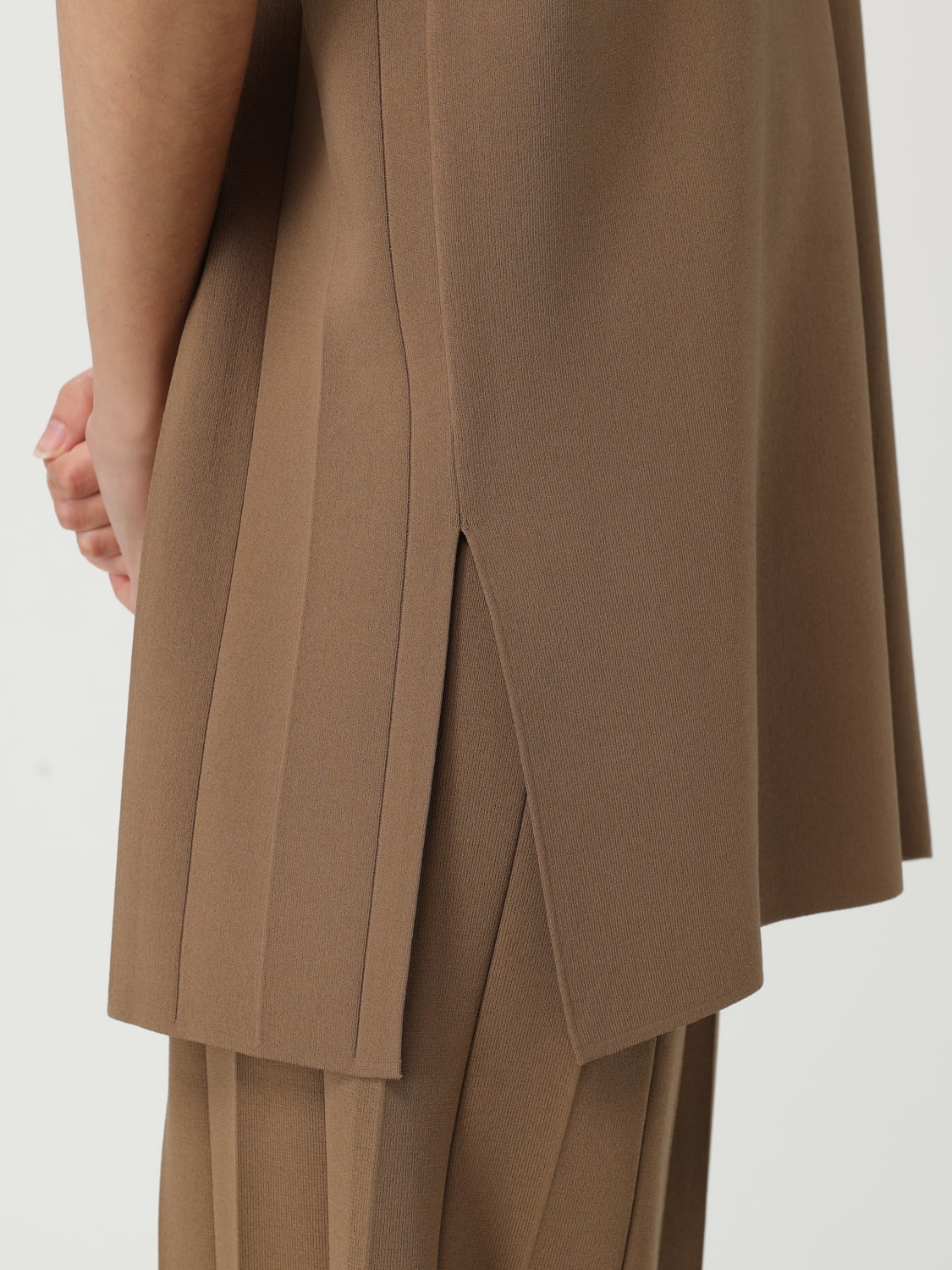 MAX MARA POLO: Jersey mujer Max Mara, Avellana - Img 5