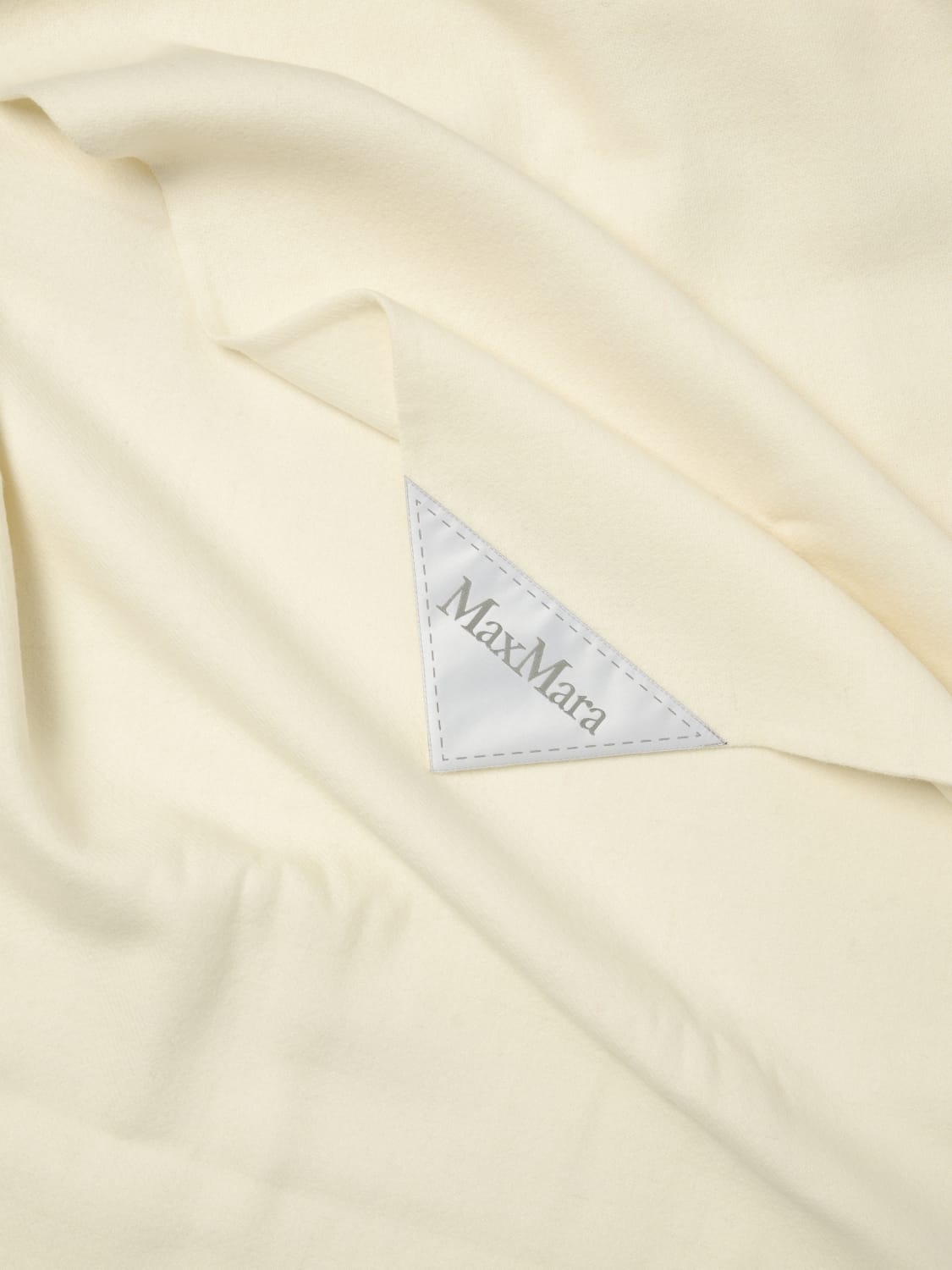 MAX MARA ABRIGO: Fular mujer Max Mara, Blanco - Img 5