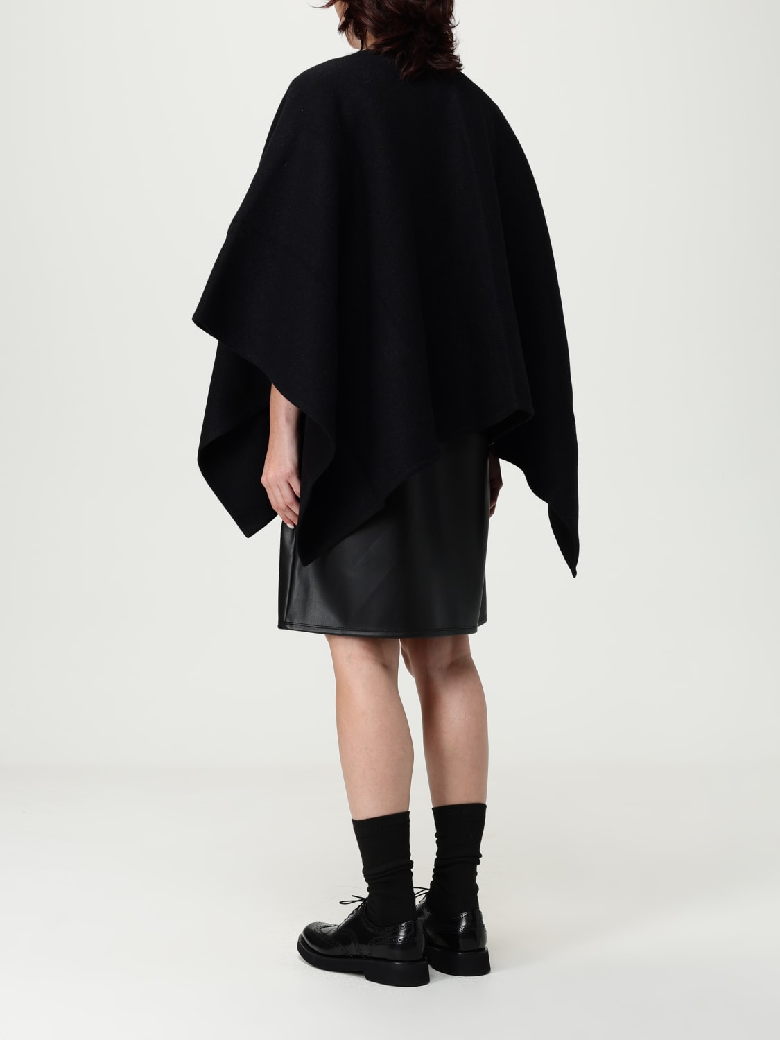 MAX MARA CAPPOTTO: Cappa Serra in Alpaca Max Mara, Nero - Img 3