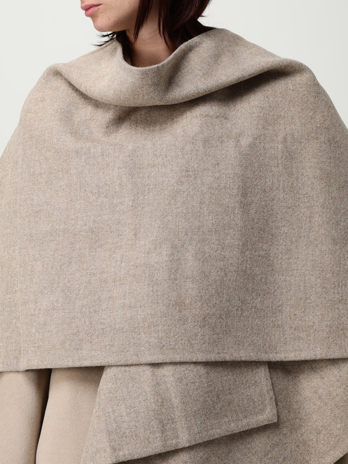 MAX MARA CAPPOTTO: Cappa Serra in Alpaca Max Mara, Marrone - Img 5