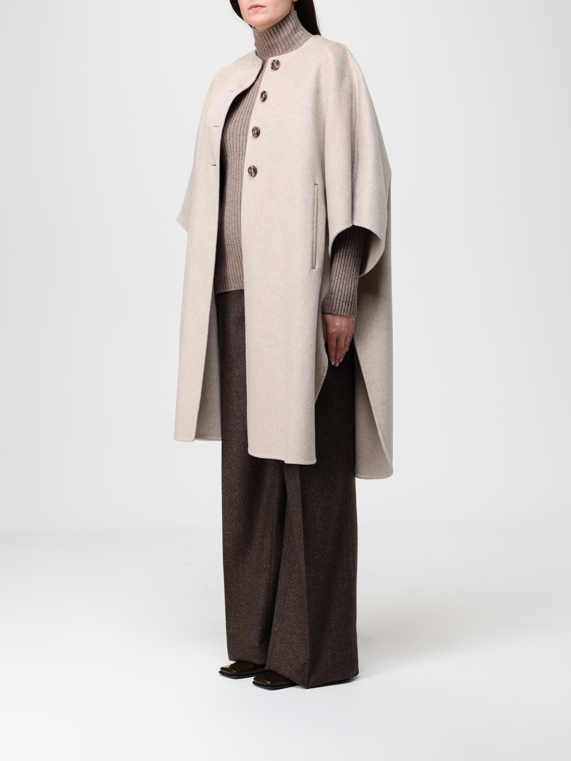 MAX MARA ABRIGO: Capa mujer Max Mara, Arena - Img 4