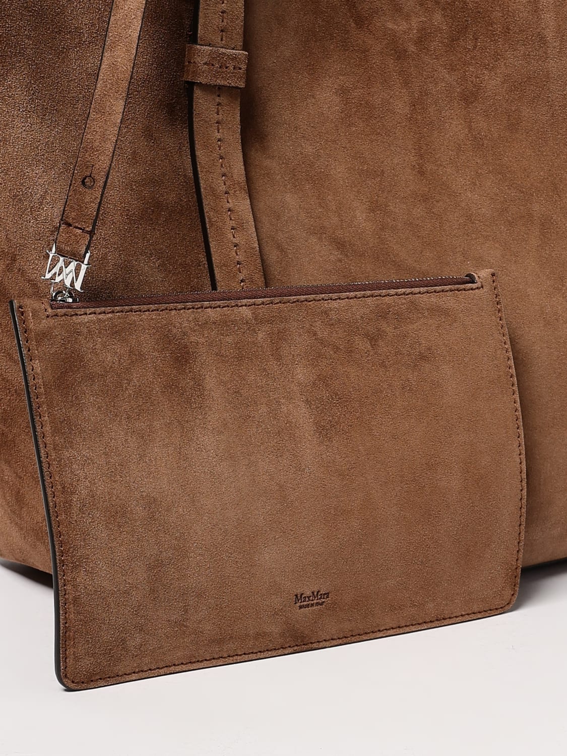 MAX MARA TOTE BAG: Shoulder bag woman Max Mara, Brown - Img 4