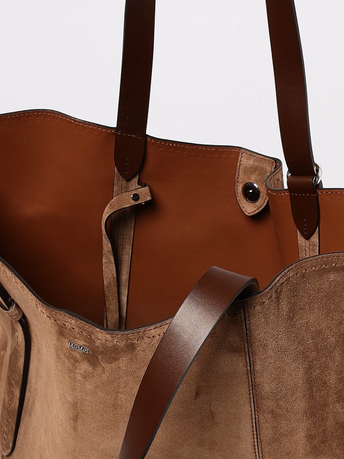 MAX MARA TOTE BAG: Shoulder bag woman Max Mara, Brown - Img 5