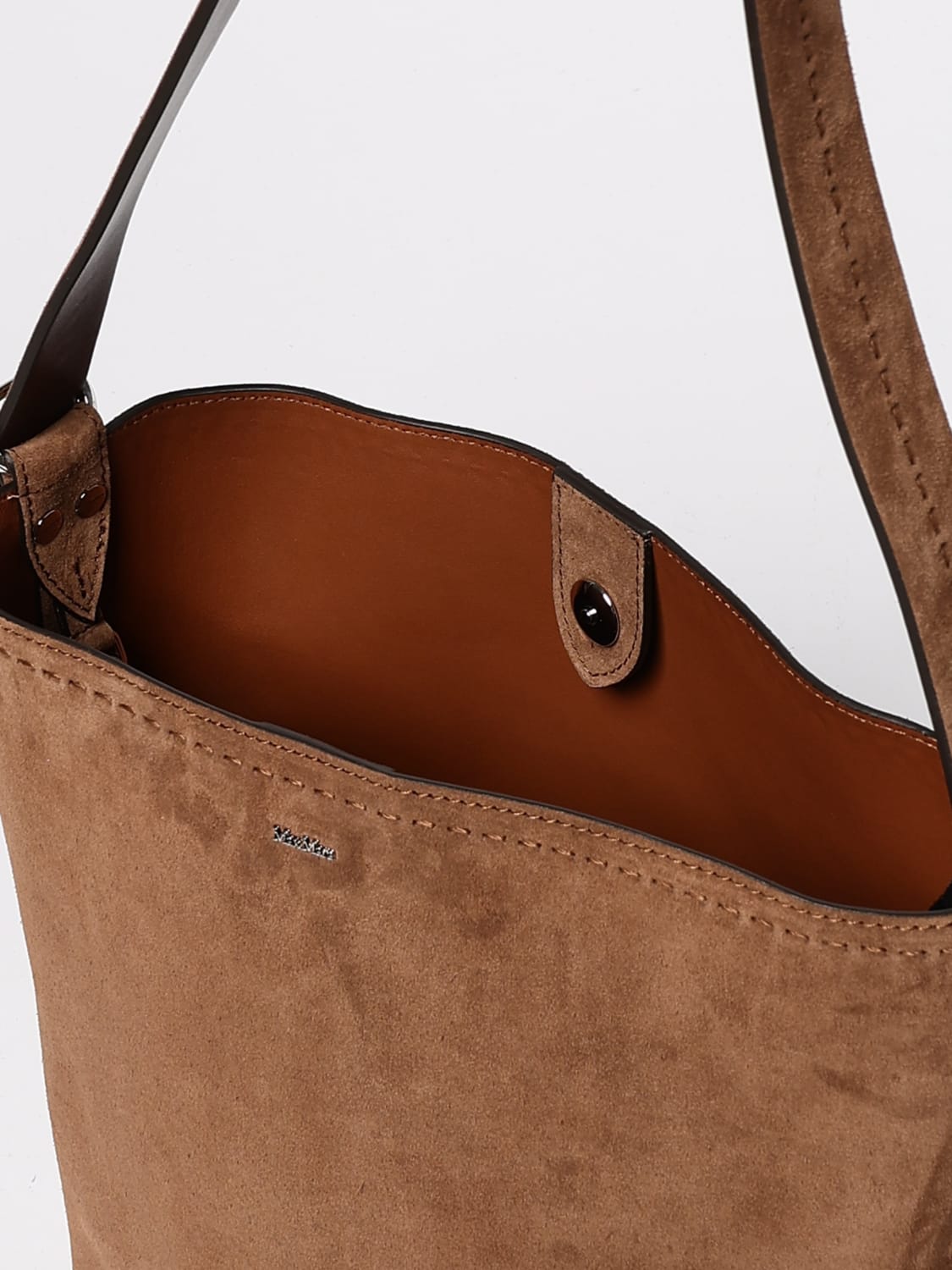 MAX MARA SCHULTERTASCHE: Schultertasche damen Max Mara, Braun - Img 5