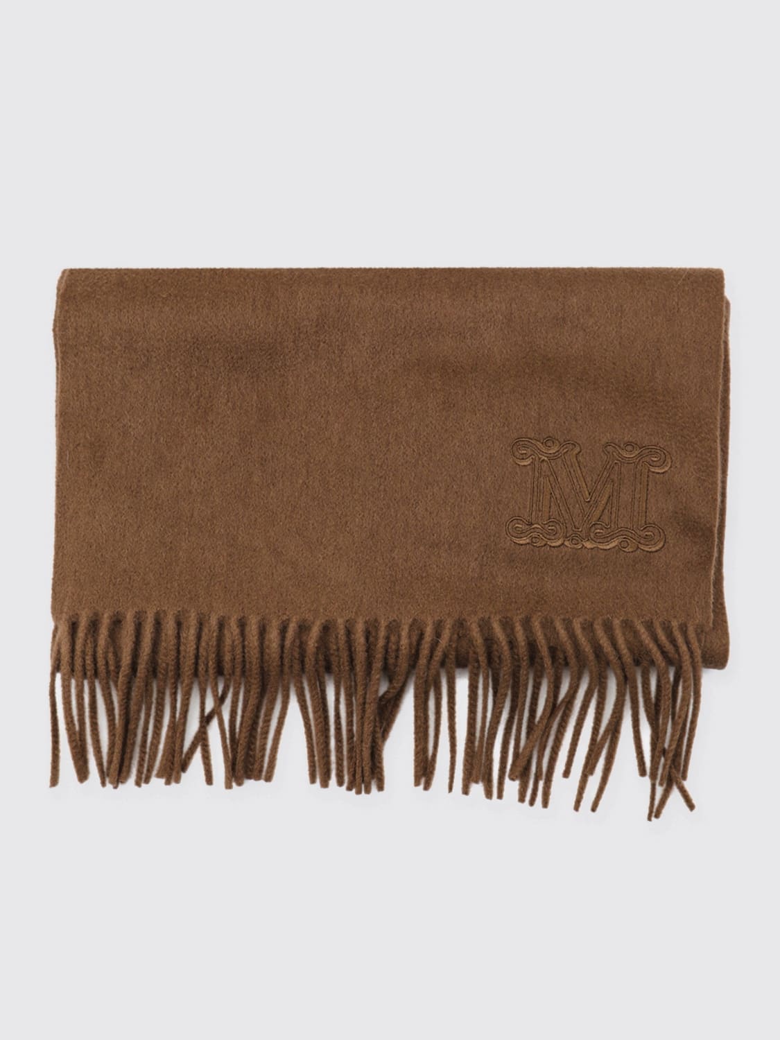 MAX MARA SCARF: Scarf woman Max Mara, Brown - Img 1