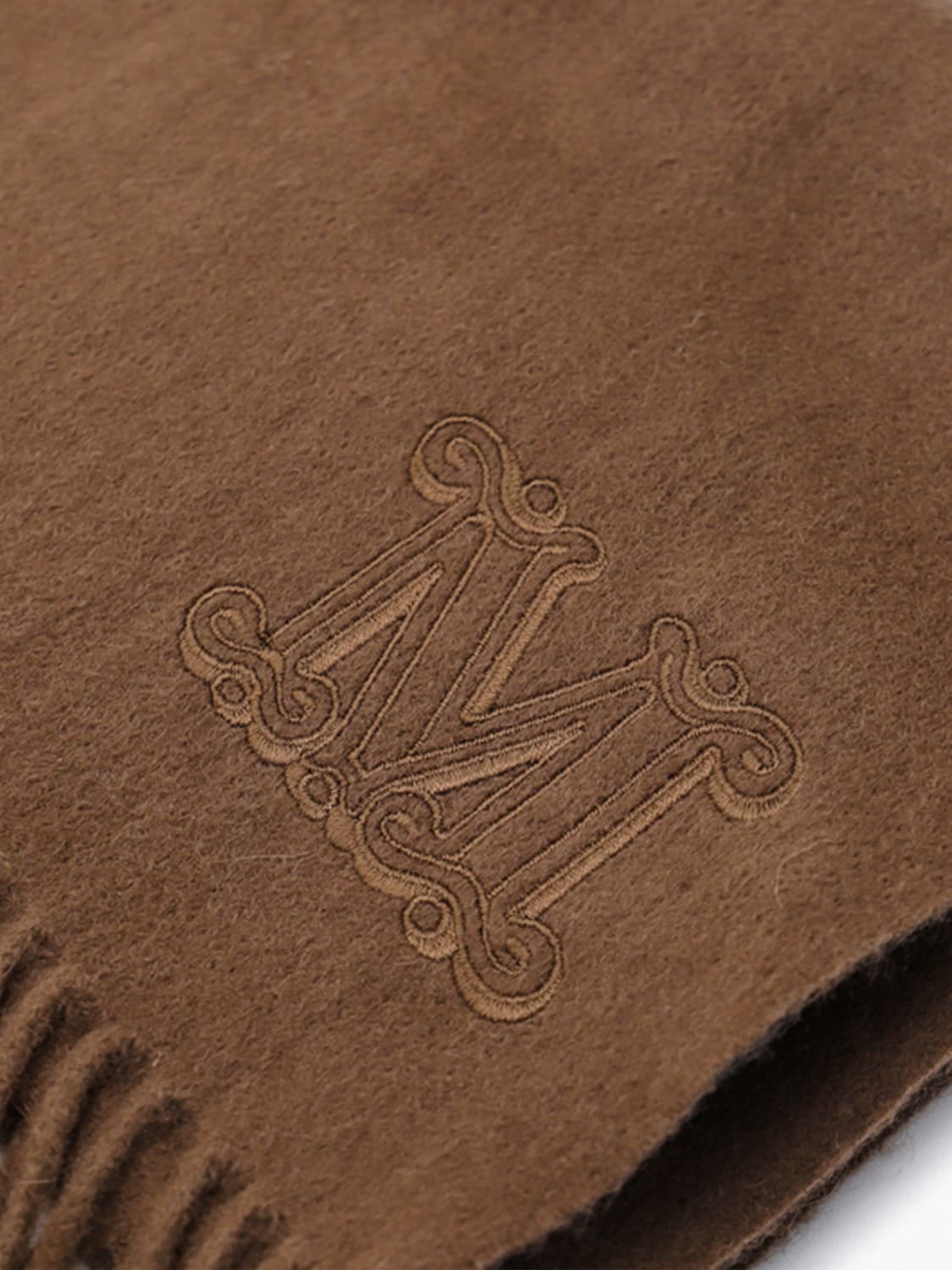 MAX MARA SCARF: Scarf woman Max Mara, Brown - Img 2