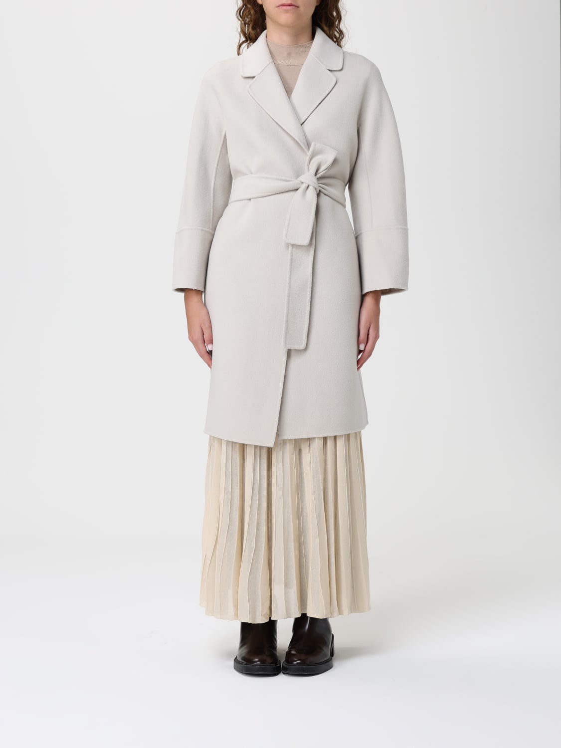 'S MAX MARA COAT: Coat woman 's Max Mara, White - Img 1