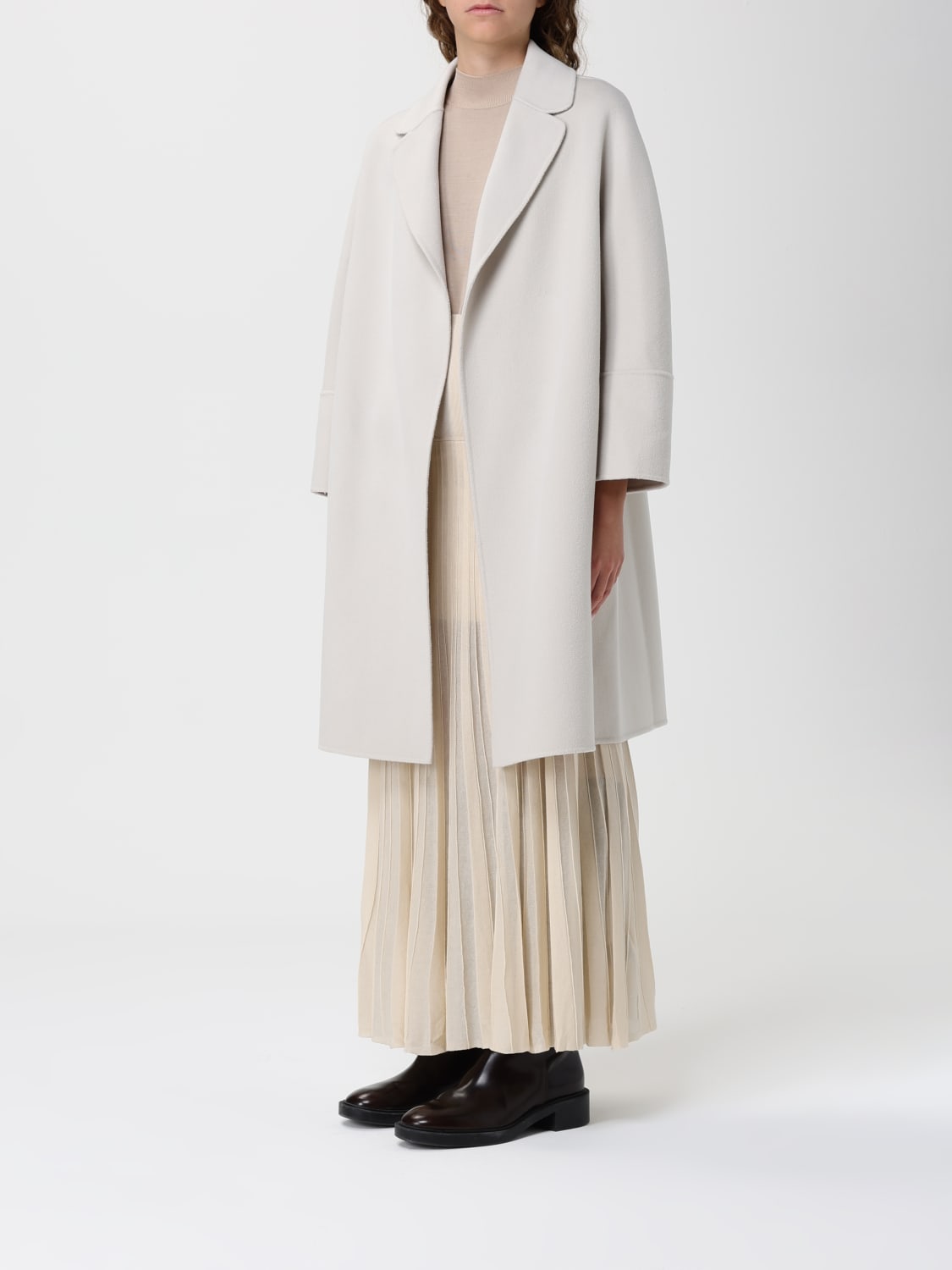 'S MAX MARA COAT: Coat woman 's Max Mara, White - Img 3