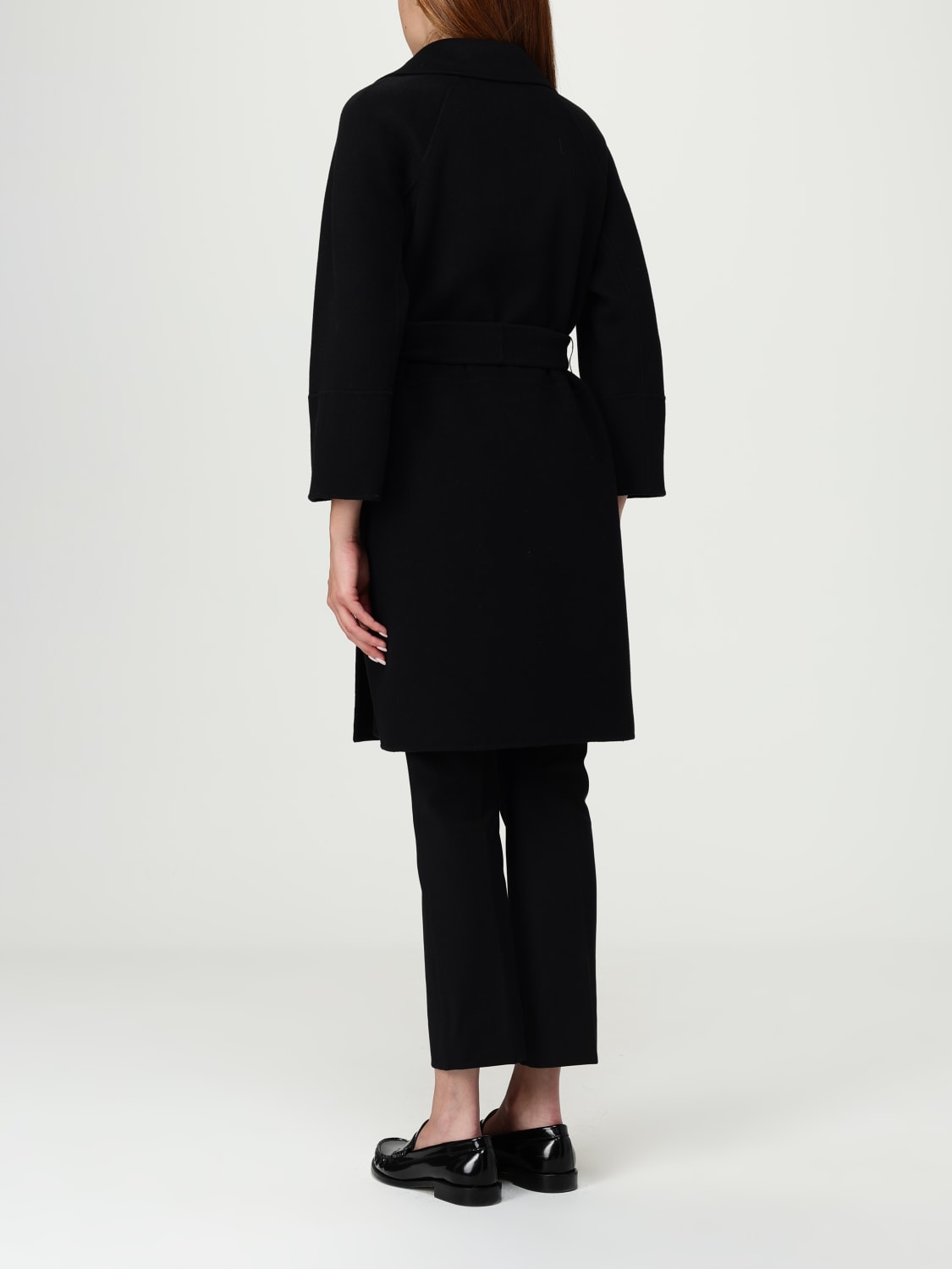 'S MAX MARA COAT: Coat woman 's Max Mara, Black - Img 3