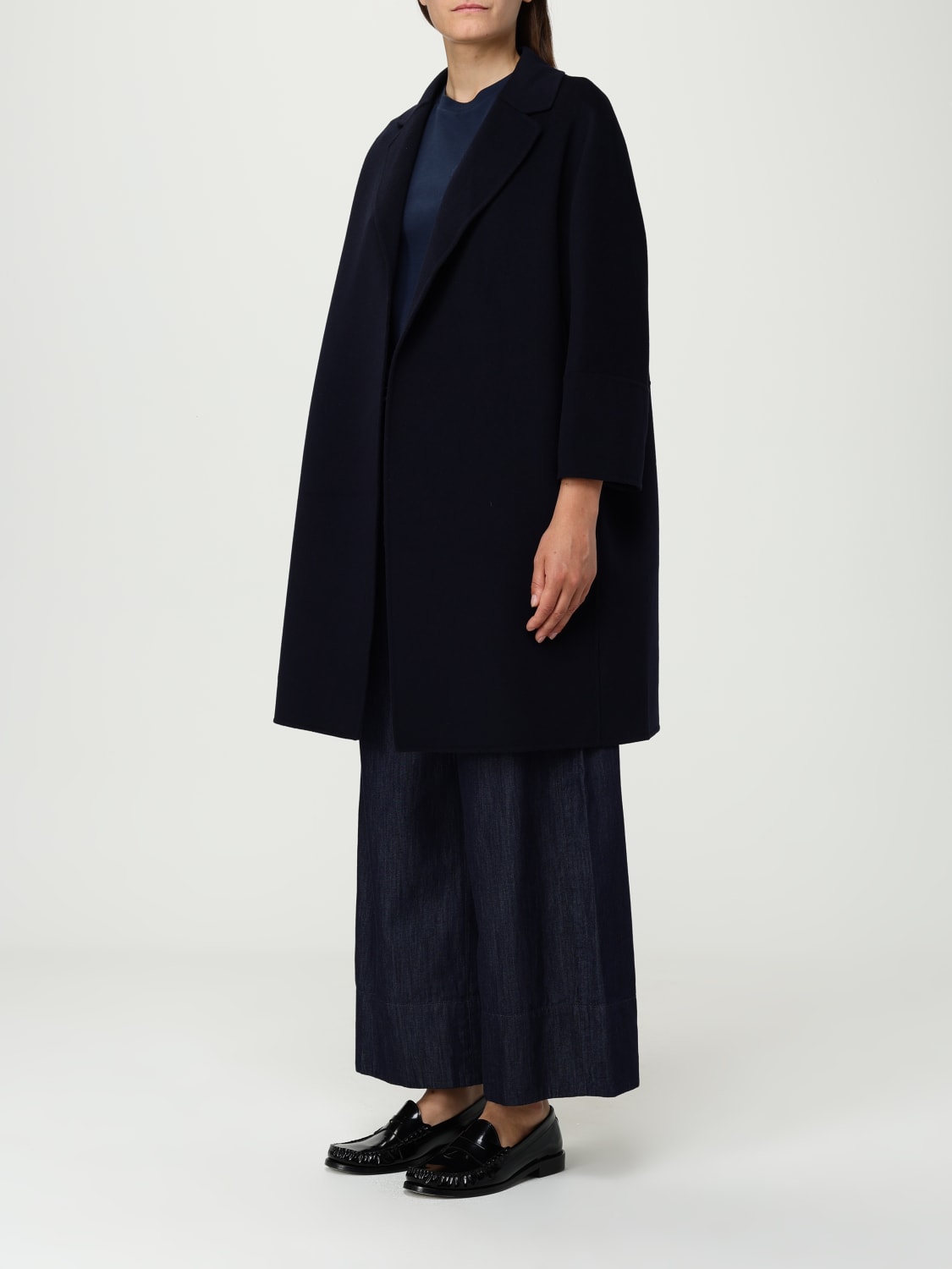 'S MAX MARA ПАЛЬТО: Пальто Женское 's Max Mara, Синий - Img 4