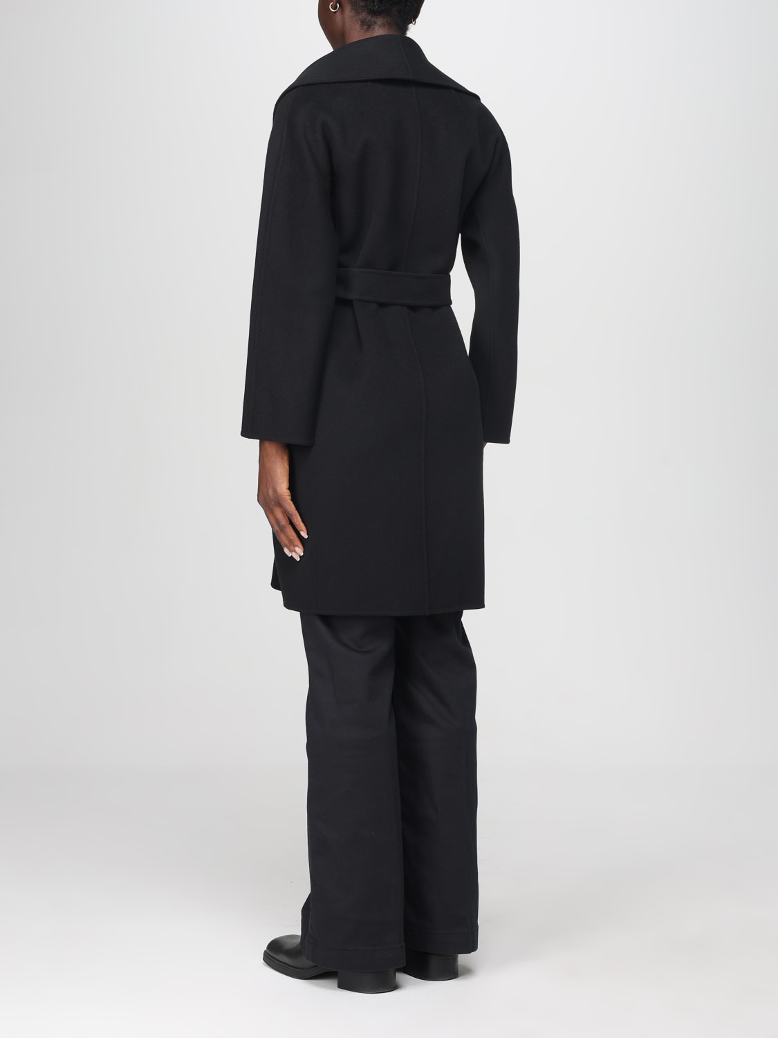 'S MAX MARA COAT: Coat woman 's Max Mara, Black - Img 3