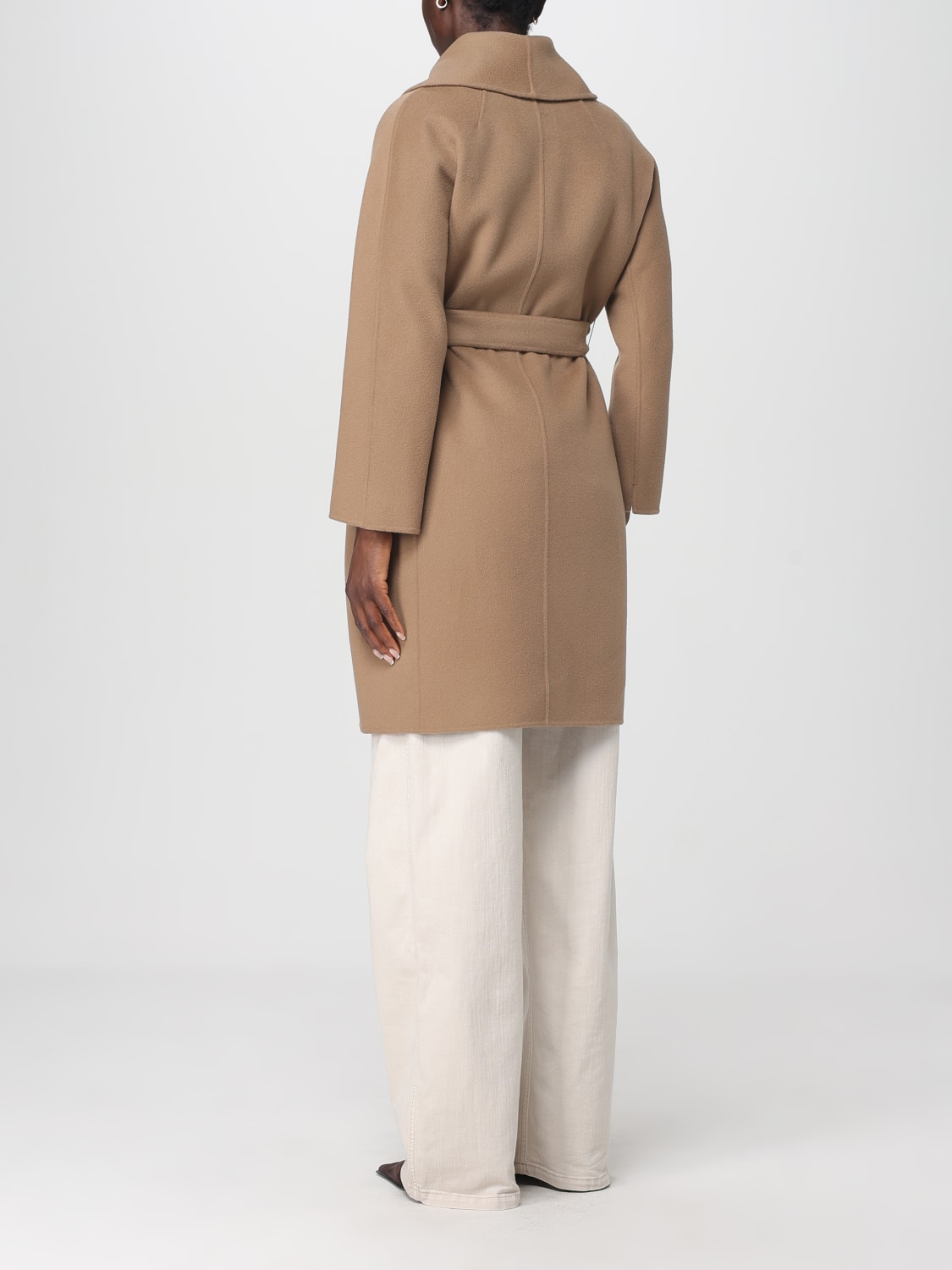 'S MAX MARA COAT: Coat woman 's Max Mara, Camel - Img 3