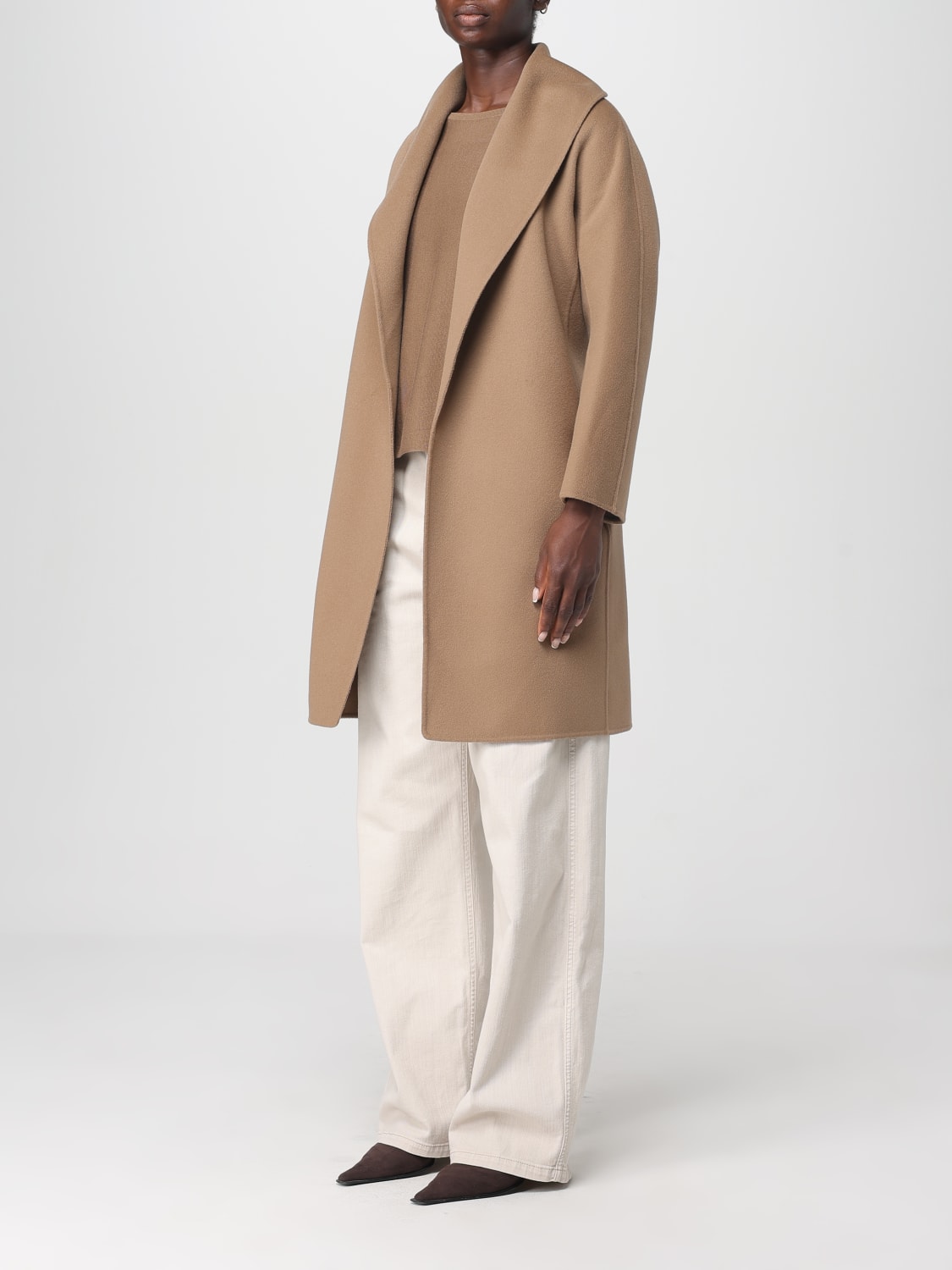 'S MAX MARA COAT: Coat woman 's Max Mara, Camel - Img 4