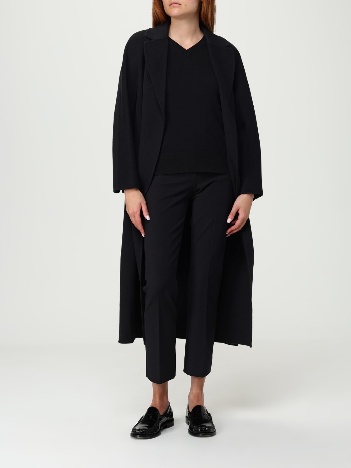 'S MAX MARA MANTEL: Mantel damen 's Max Mara, Schwarz - Img 2