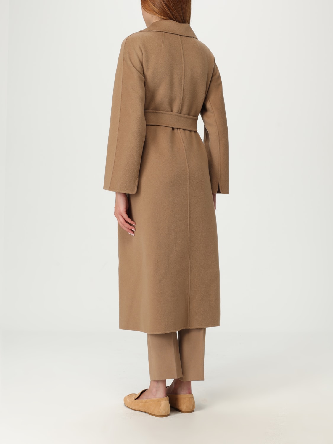 'S MAX MARA ABRIGO: Abrigo mujer 's Max Mara, Camello - Img 3