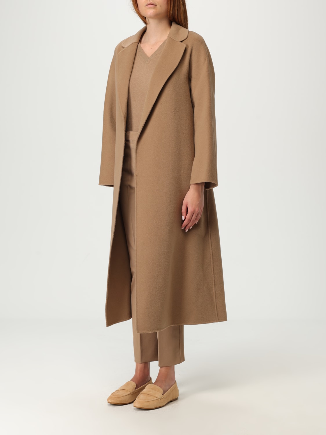 'S MAX MARA ABRIGO: Abrigo mujer 's Max Mara, Camello - Img 4