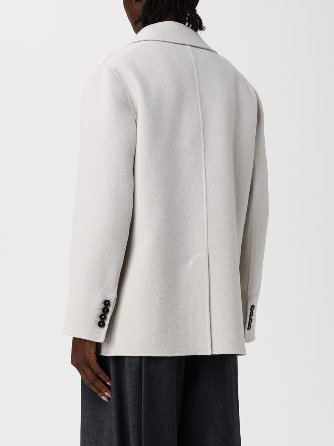 'S MAX MARA COAT: Coat woman 's Max Mara, Ivory - Img 3