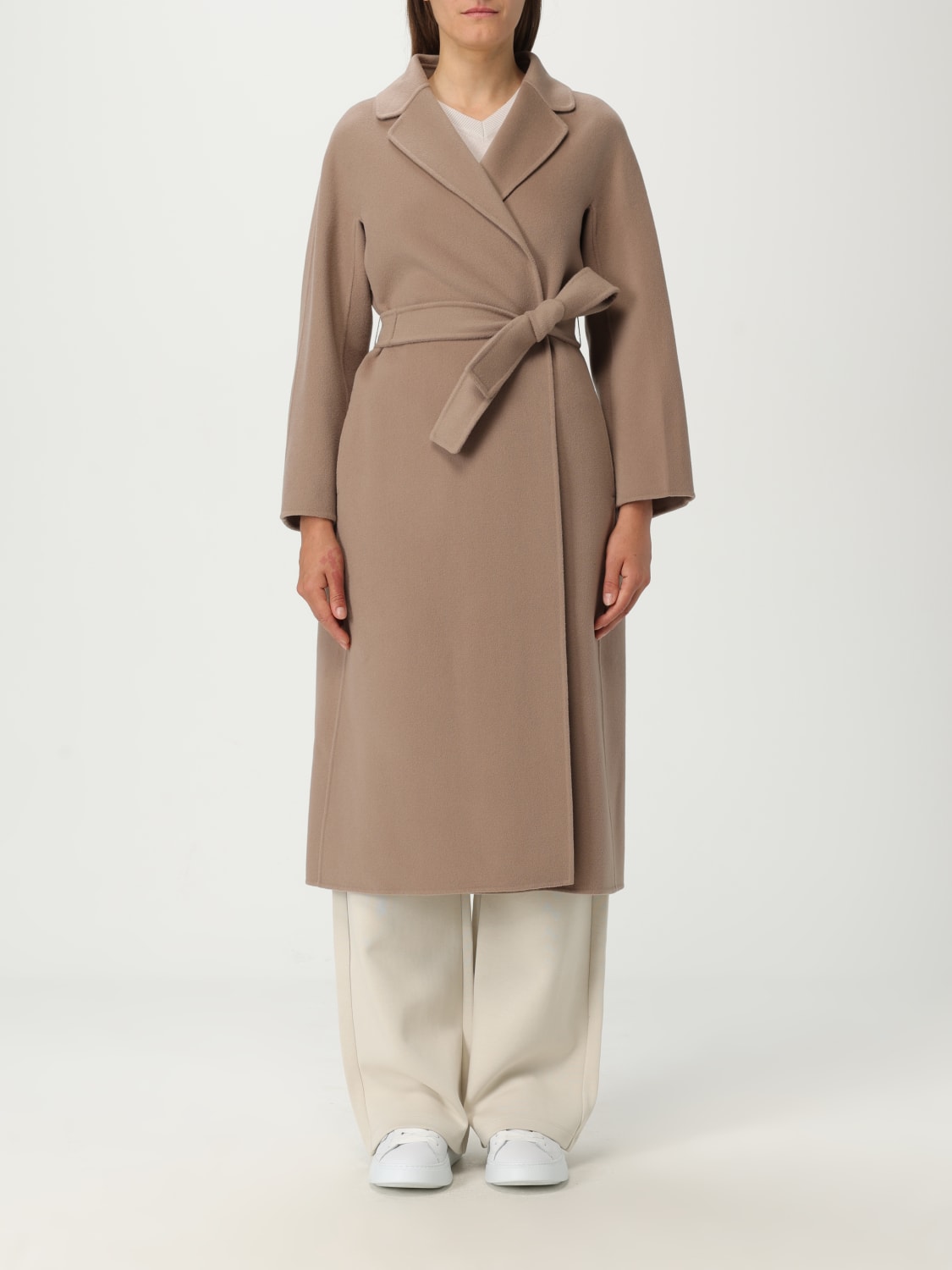 'S MAX MARA 大衣: 大衣 女士 's Max Mara, 灰色 1 - Img 1